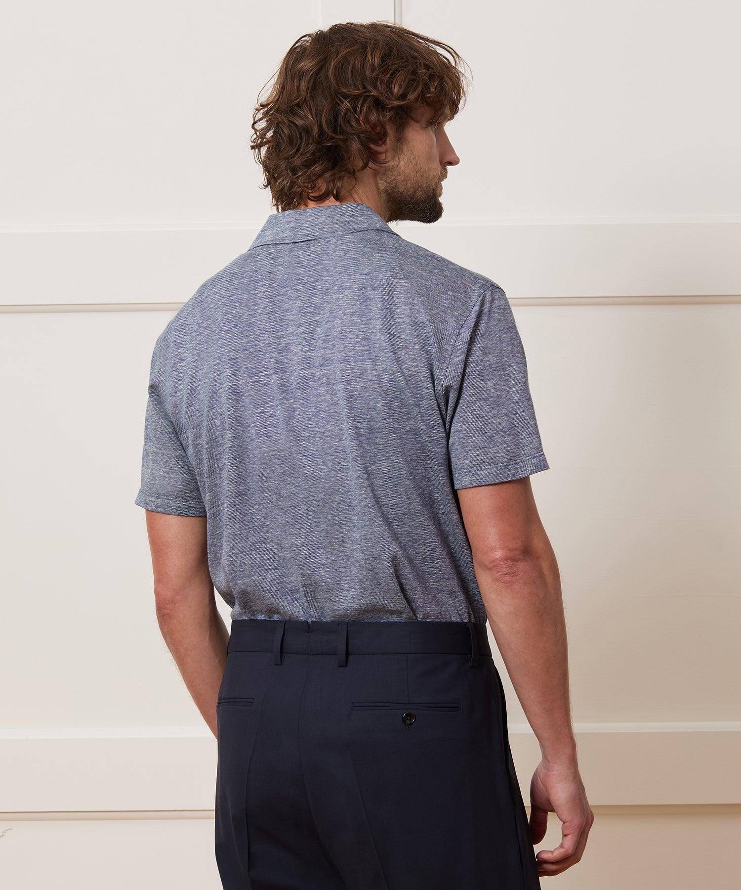 Cotton-Linen Pique Montauk Polo Product Image