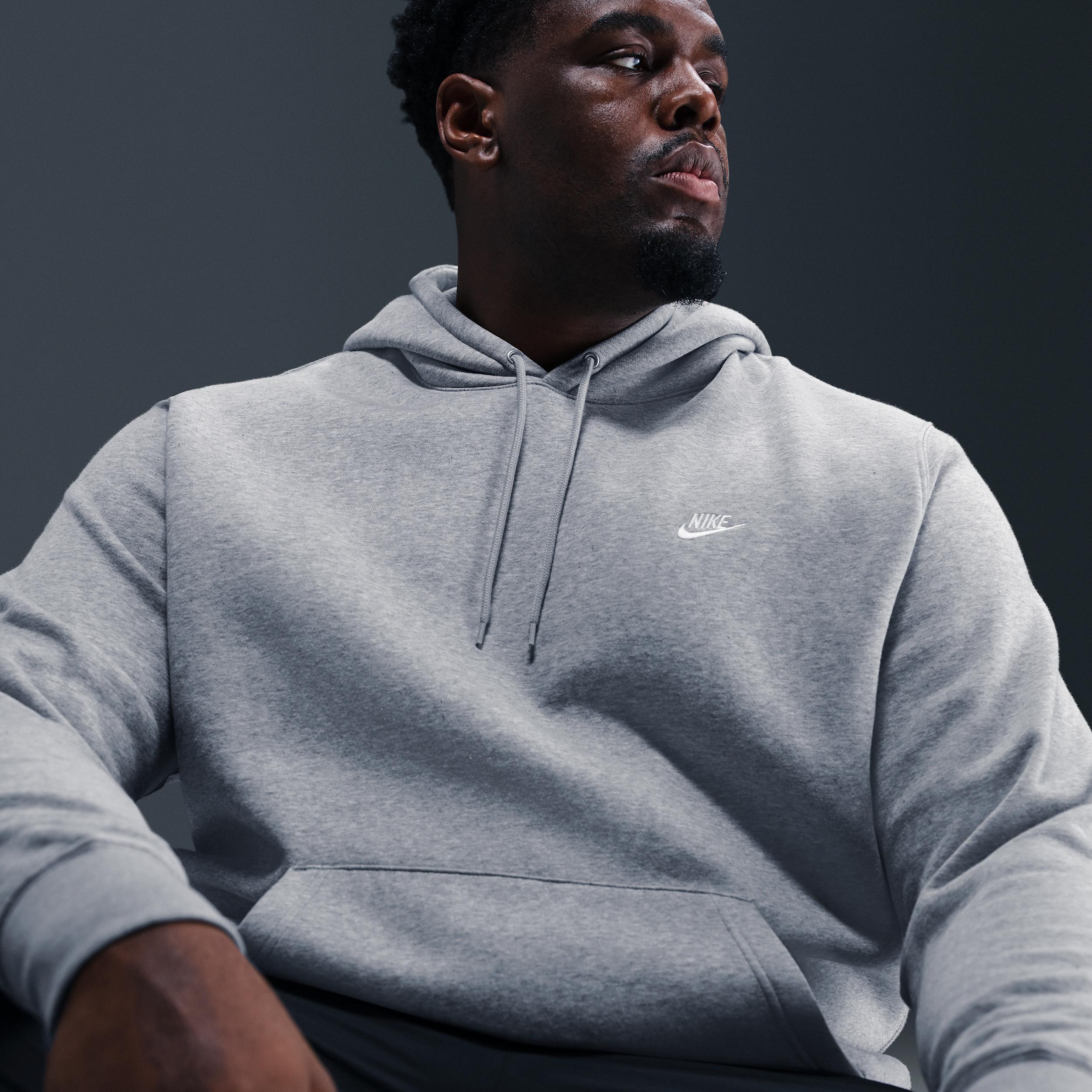 Nike Mens Club Pullover Fleece Hoodie | FN3859-063 Product Image
