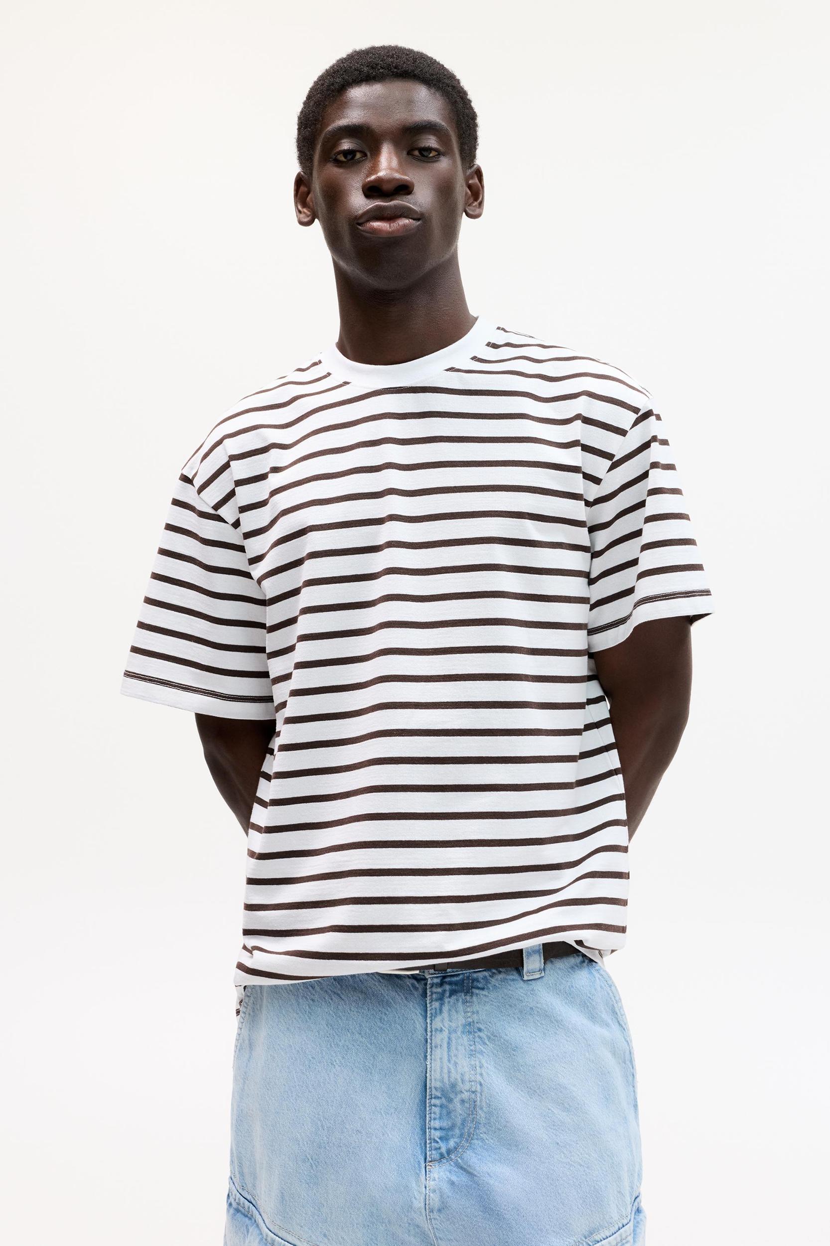 Striped short sleeve T-shirt Product Image