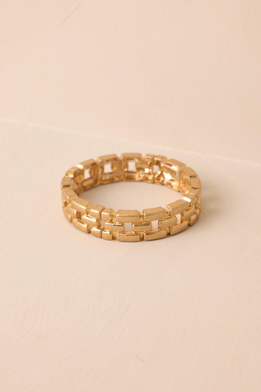 Dreamcatcher Sky Gold Chain Bracelet Product Image