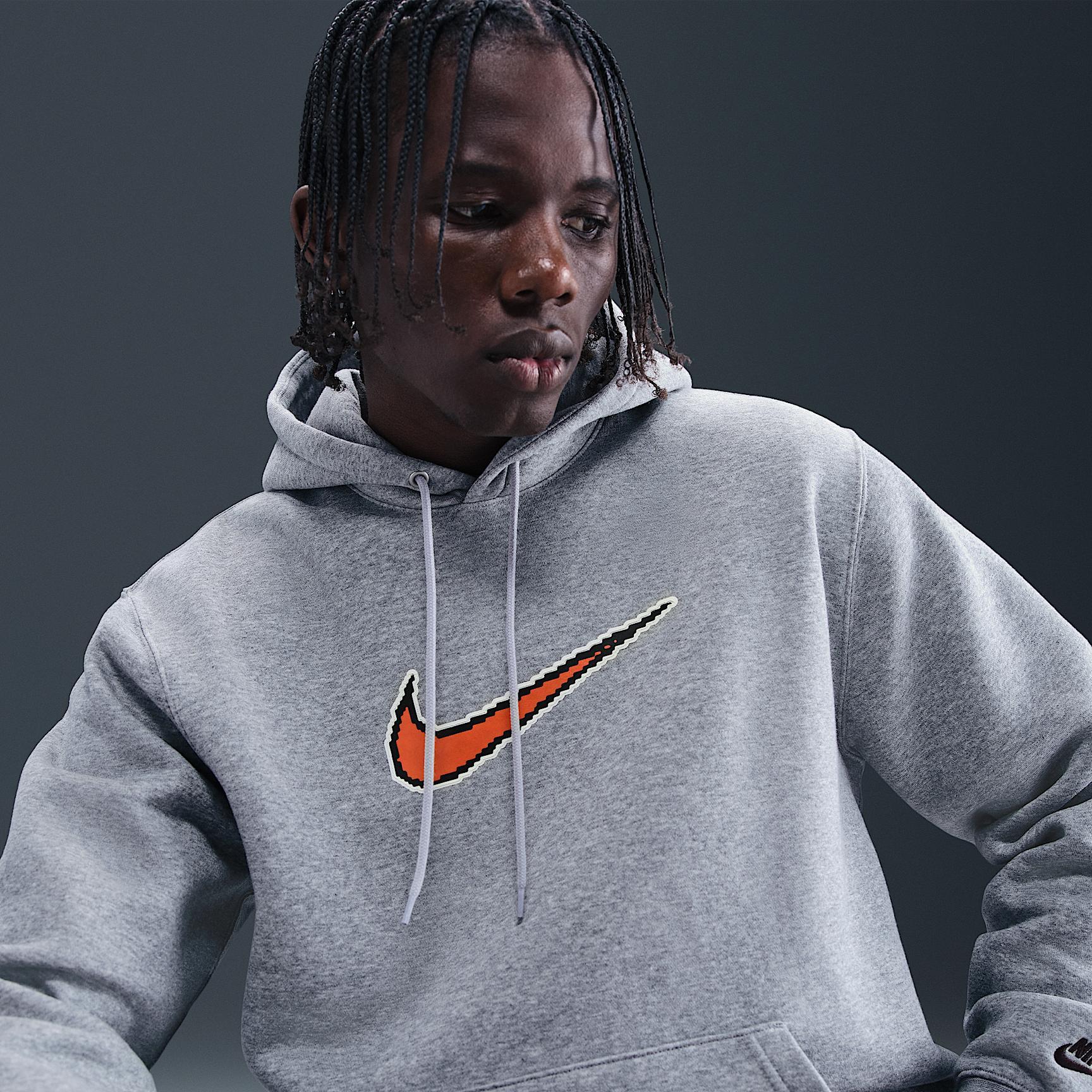 Mens Nike Sportswear Club Fleece Hoodie | HV1246-010 Product Image