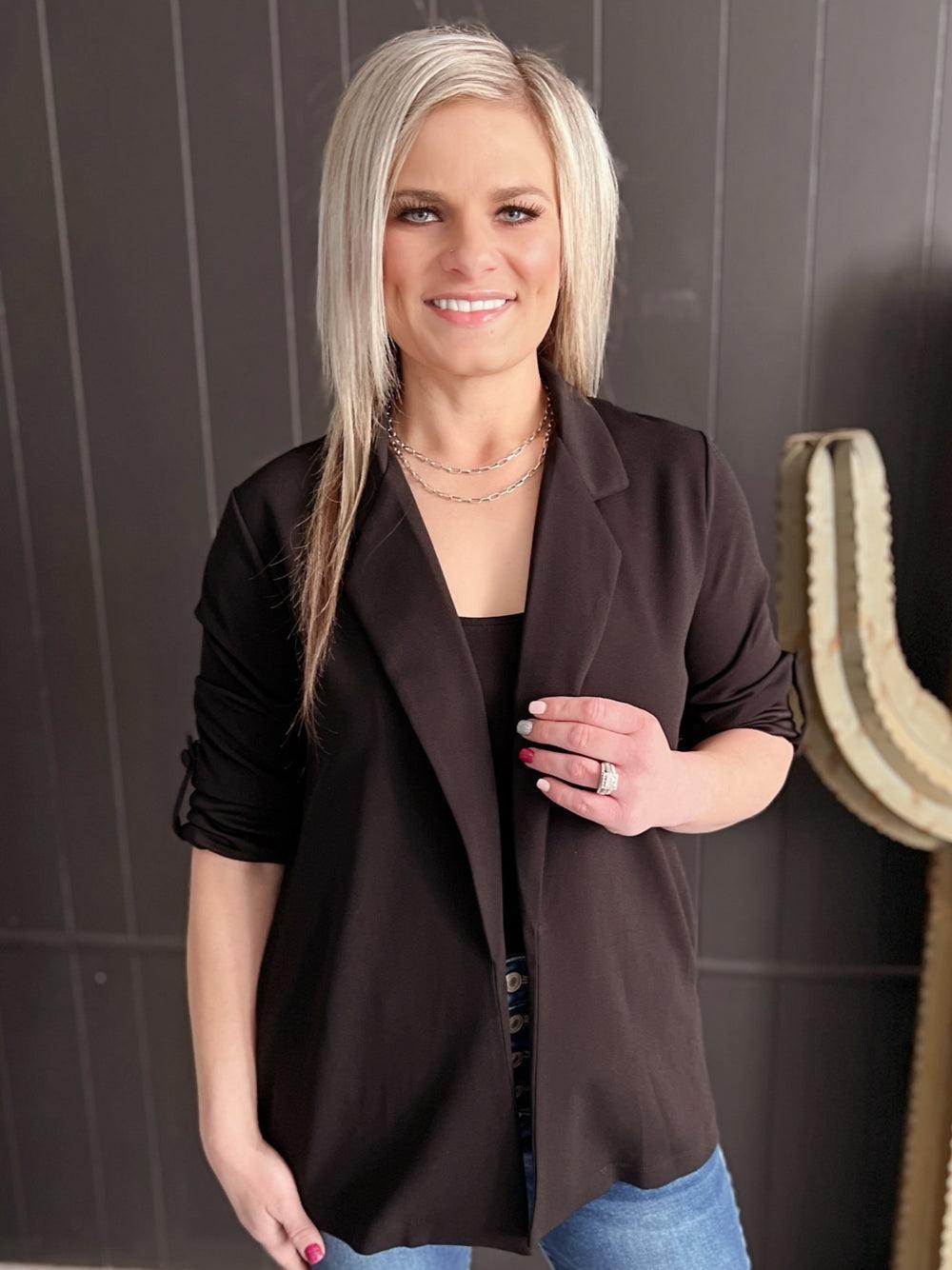 Front Pocket Blazer  - 2 Colors Product Image