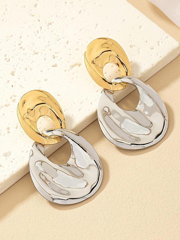 Geometric Drop Earrings Product Image