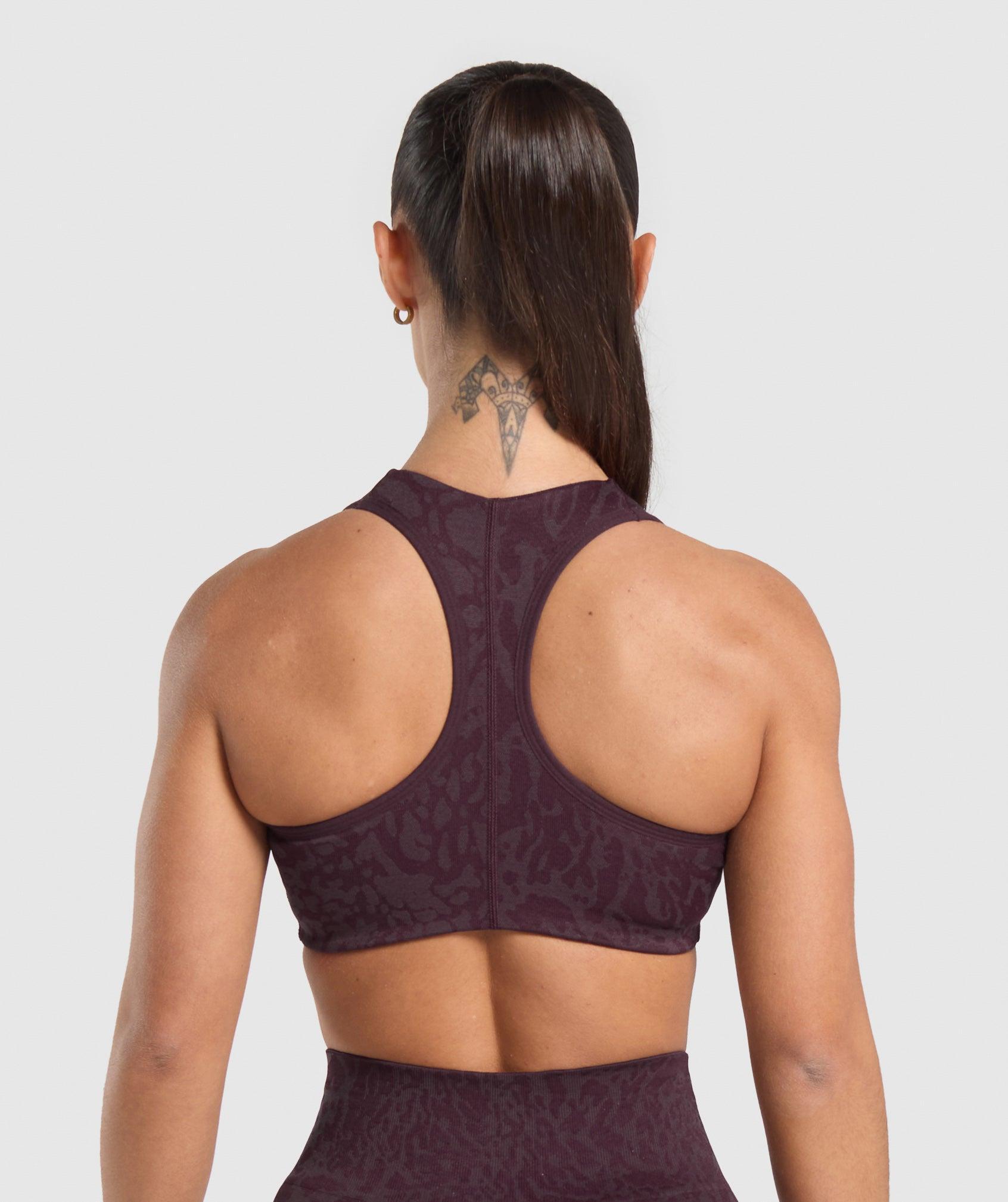 Gymshark Adapt Safari Seamless Bralette - Depth Purple/Greyed Purple Female Product Image