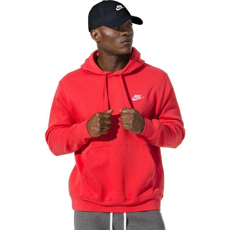 Men's Nike Sportswear Club Fleece Pullover Hoodie, Size: Large, University Red Product Image