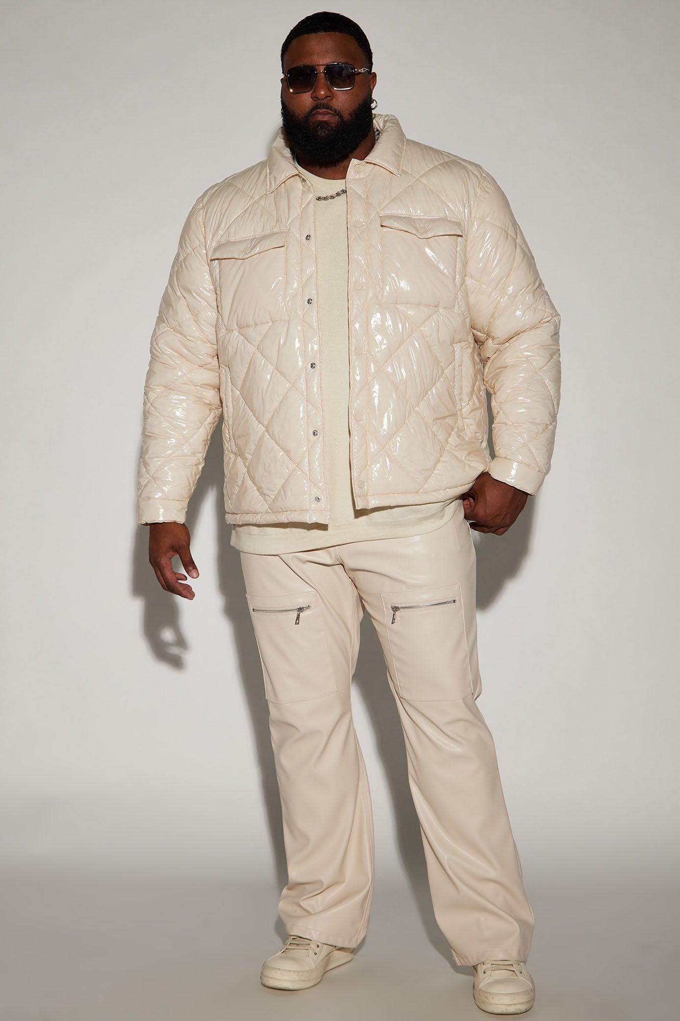 Your Diamond Quilted Puffer Jacket - Cream Product Image
