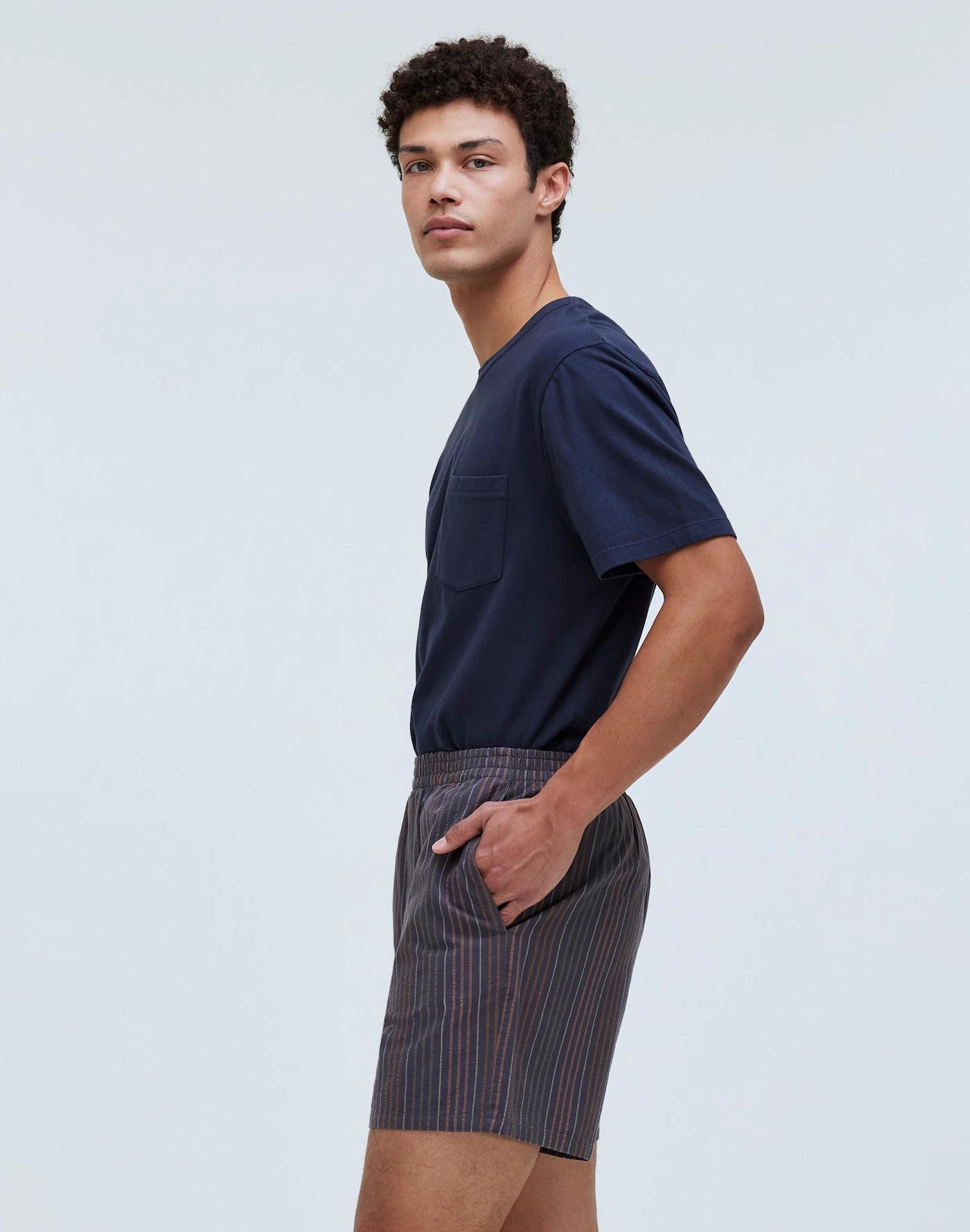 Everywear Shorts in Stripe Seersucker Product Image