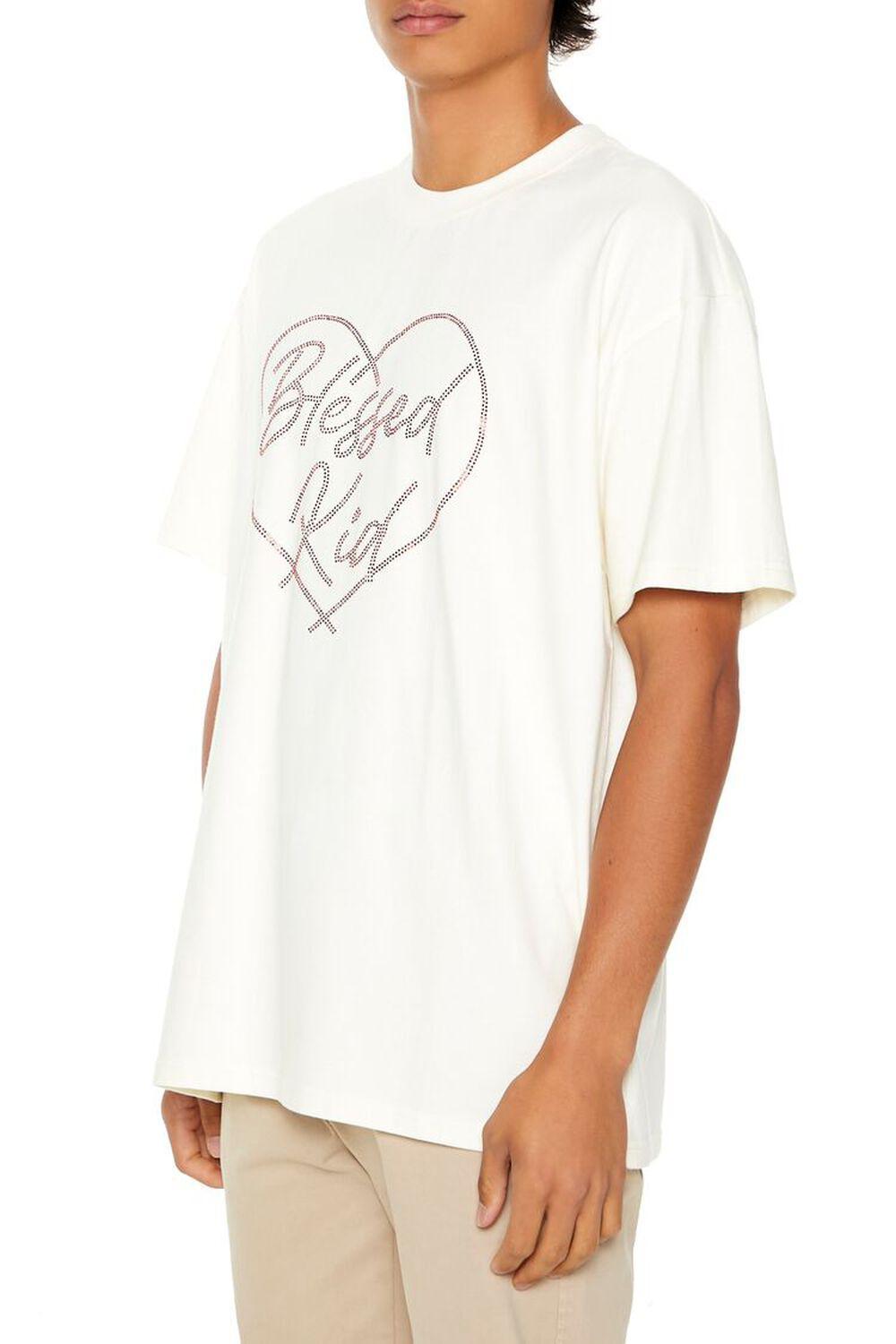 Rhinestone Blessed Kid Tee | Forever 21 Product Image