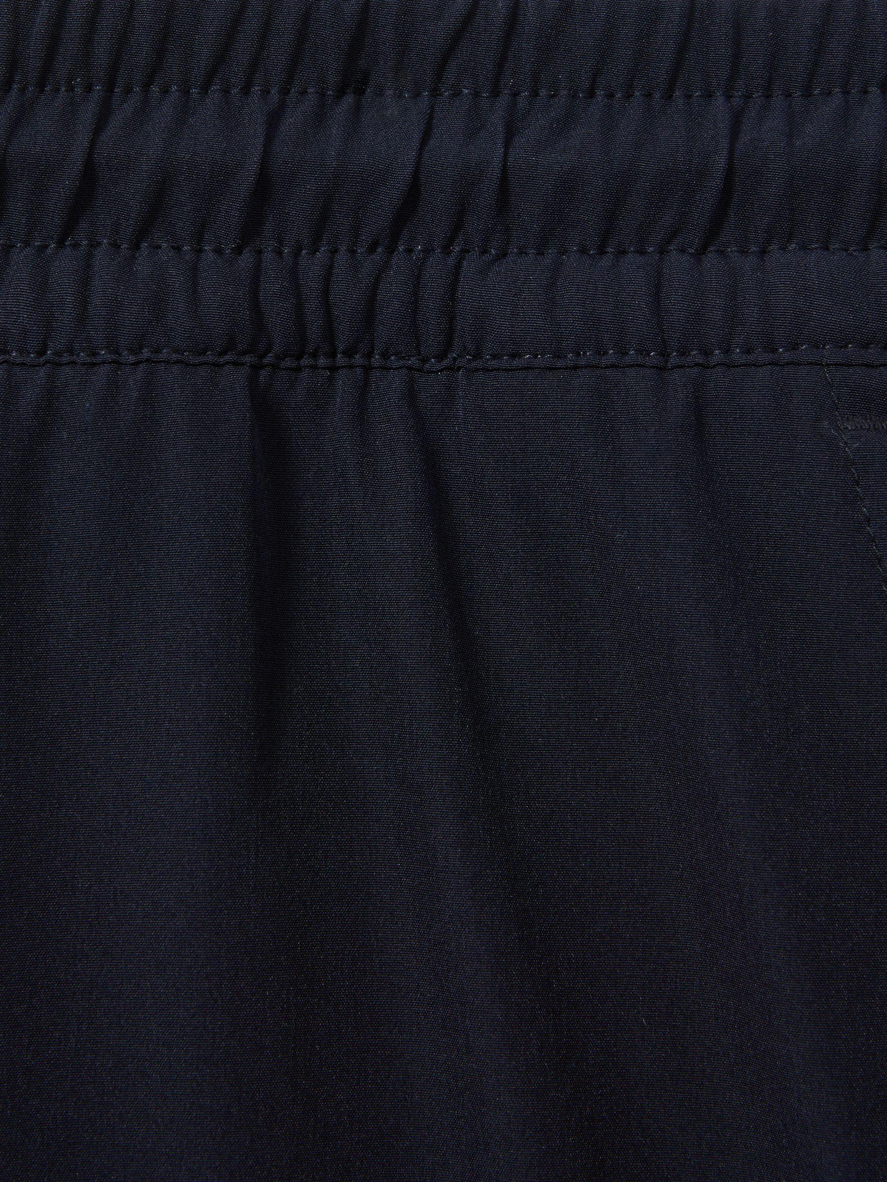 Plain Drawstring Waist Swim Shorts in Navy Product Image