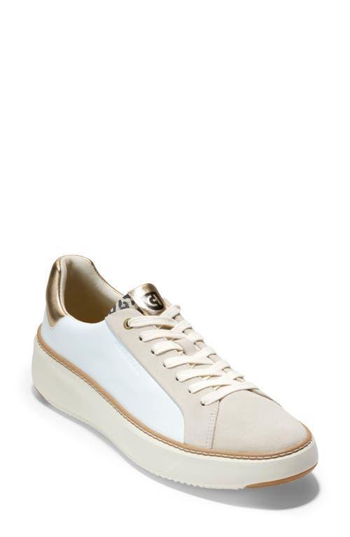 Cole Haan GrandPr Topspin Leather Platform Sneakers Product Image