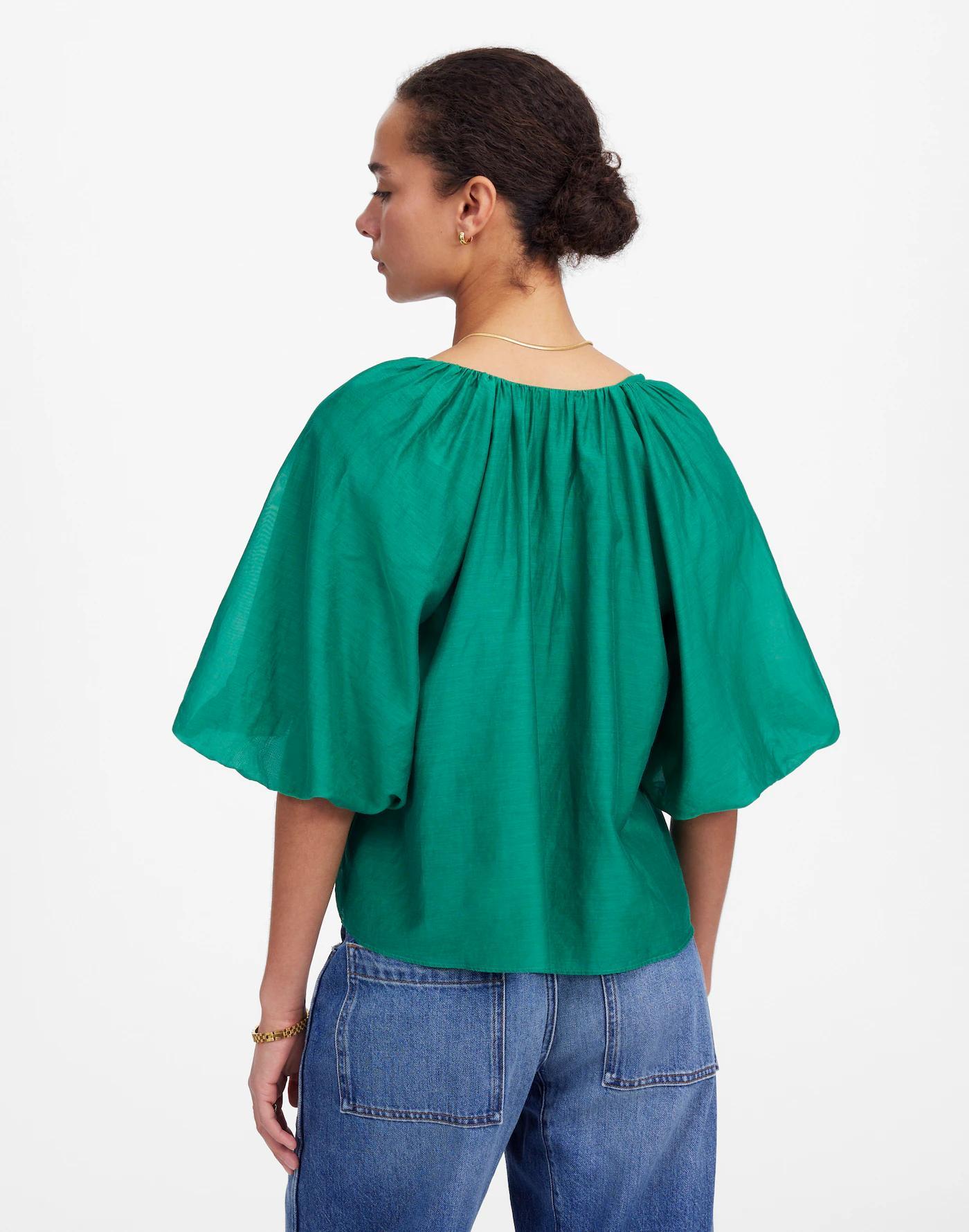 Bubble-Sleeve Top Product Image