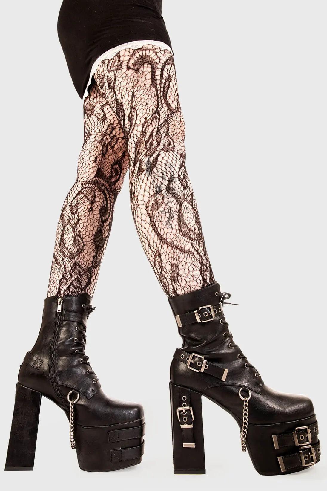 Diligence Chunky Platform Ankle Boots Product Image