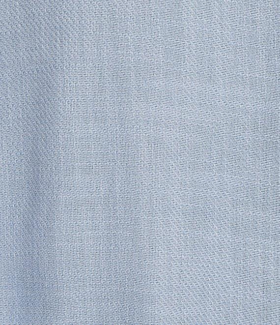 Rowm Long Sleeve Solid Slub Button Front Woven Shirt Product Image