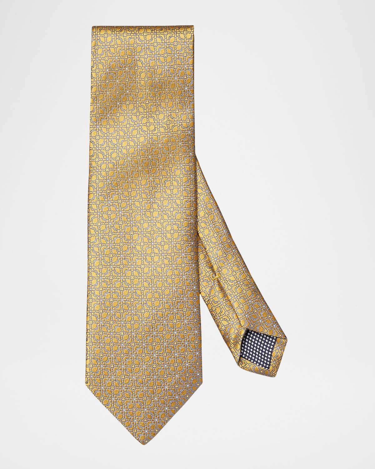 Men's Floral Silk Tie Product Image