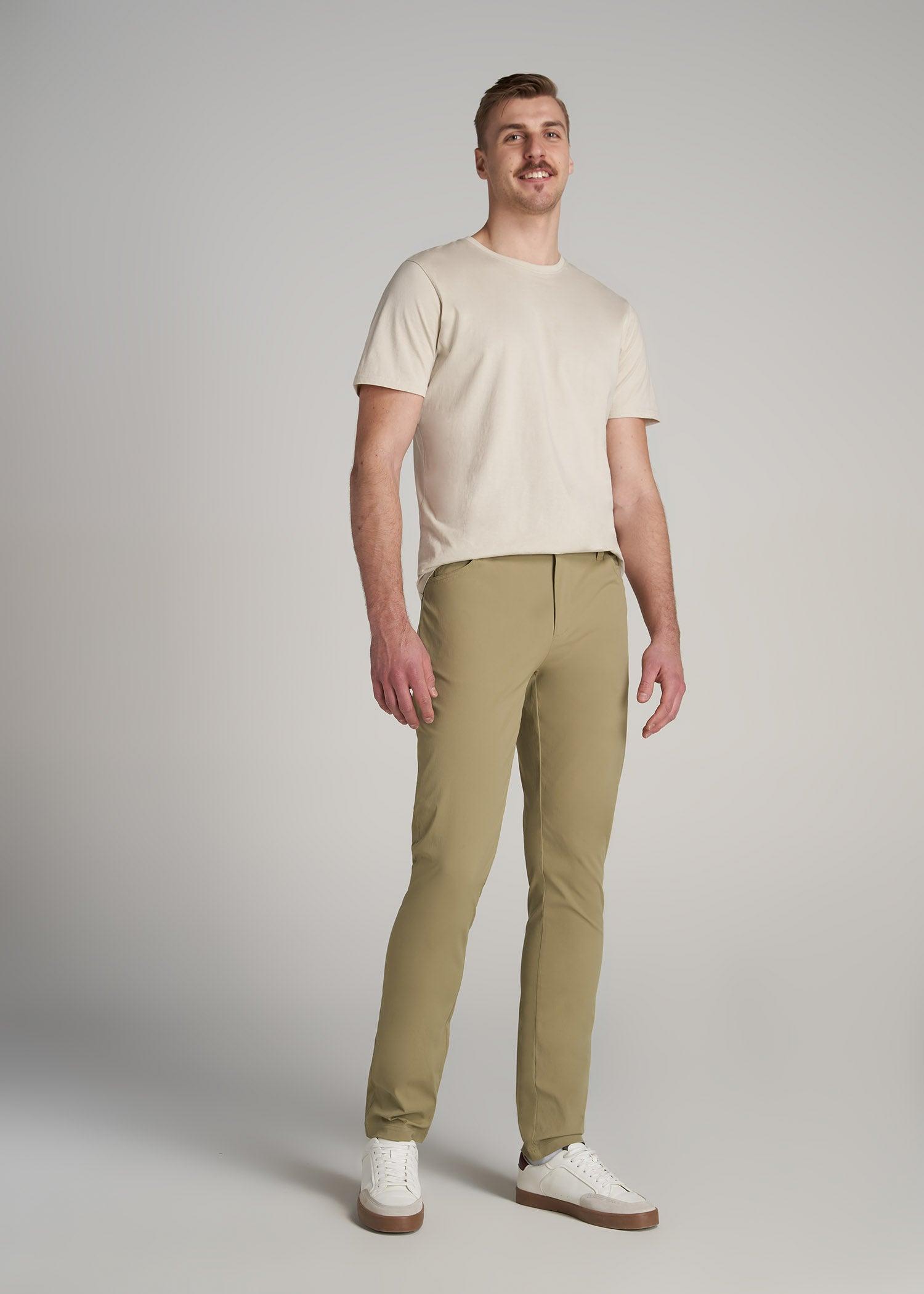 TAPERED-FIT Traveler Pants for Tall Men in Black Product Image