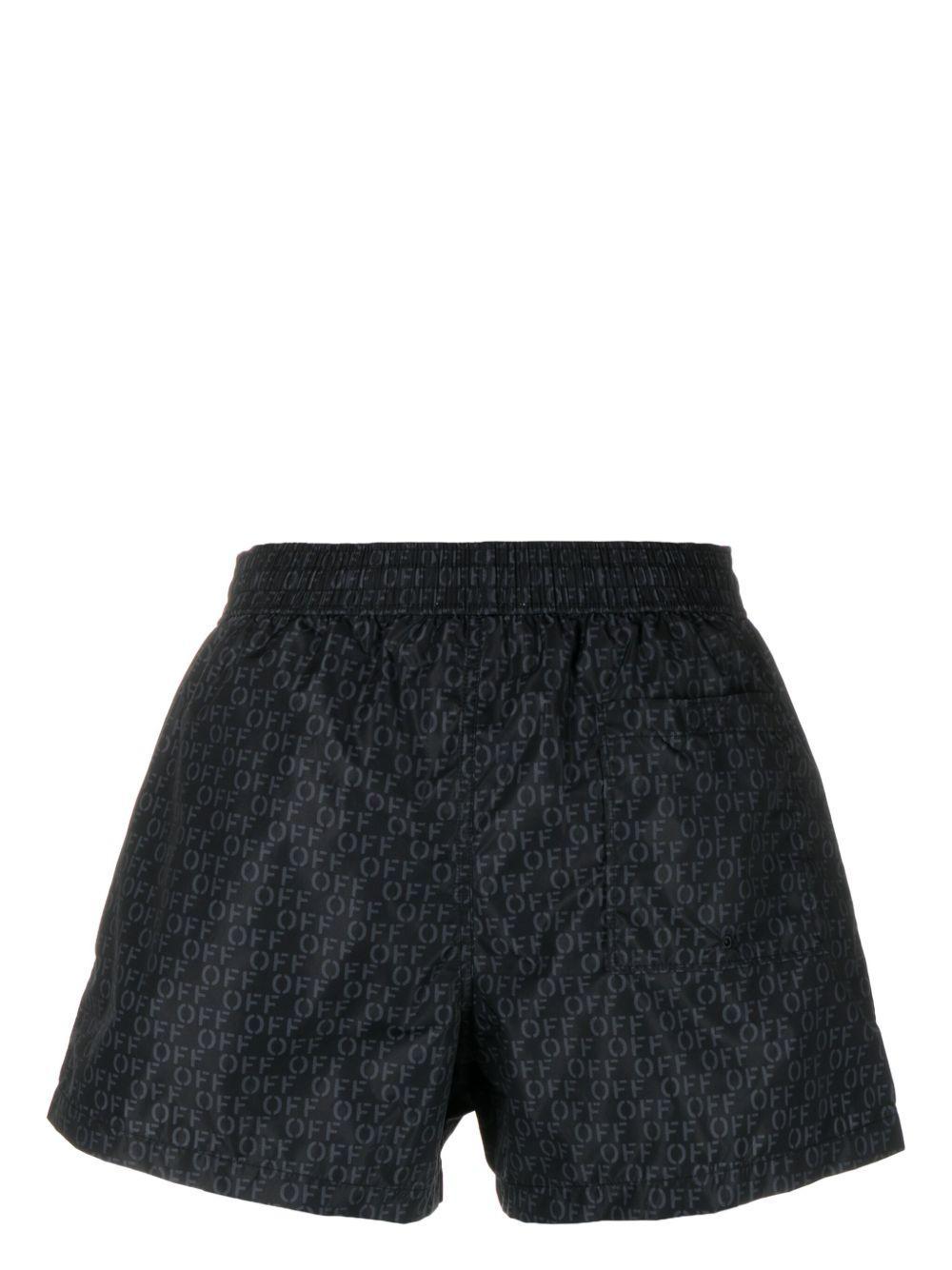 monogram-print swim shorts Product Image