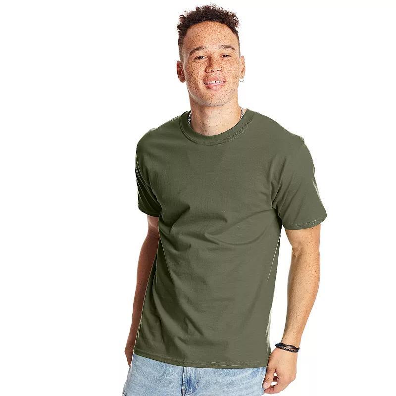 Hanes Beefy-T Unisex Heavyweight Cotton T-Shirt (Big & Tall Sizes Available) Smoke Gray 2XL Product Image