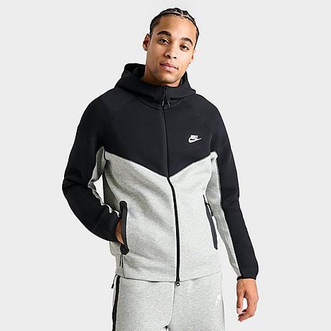 Mens  Tech Fleece Full-zip Hoodie In Black/grey Product Image