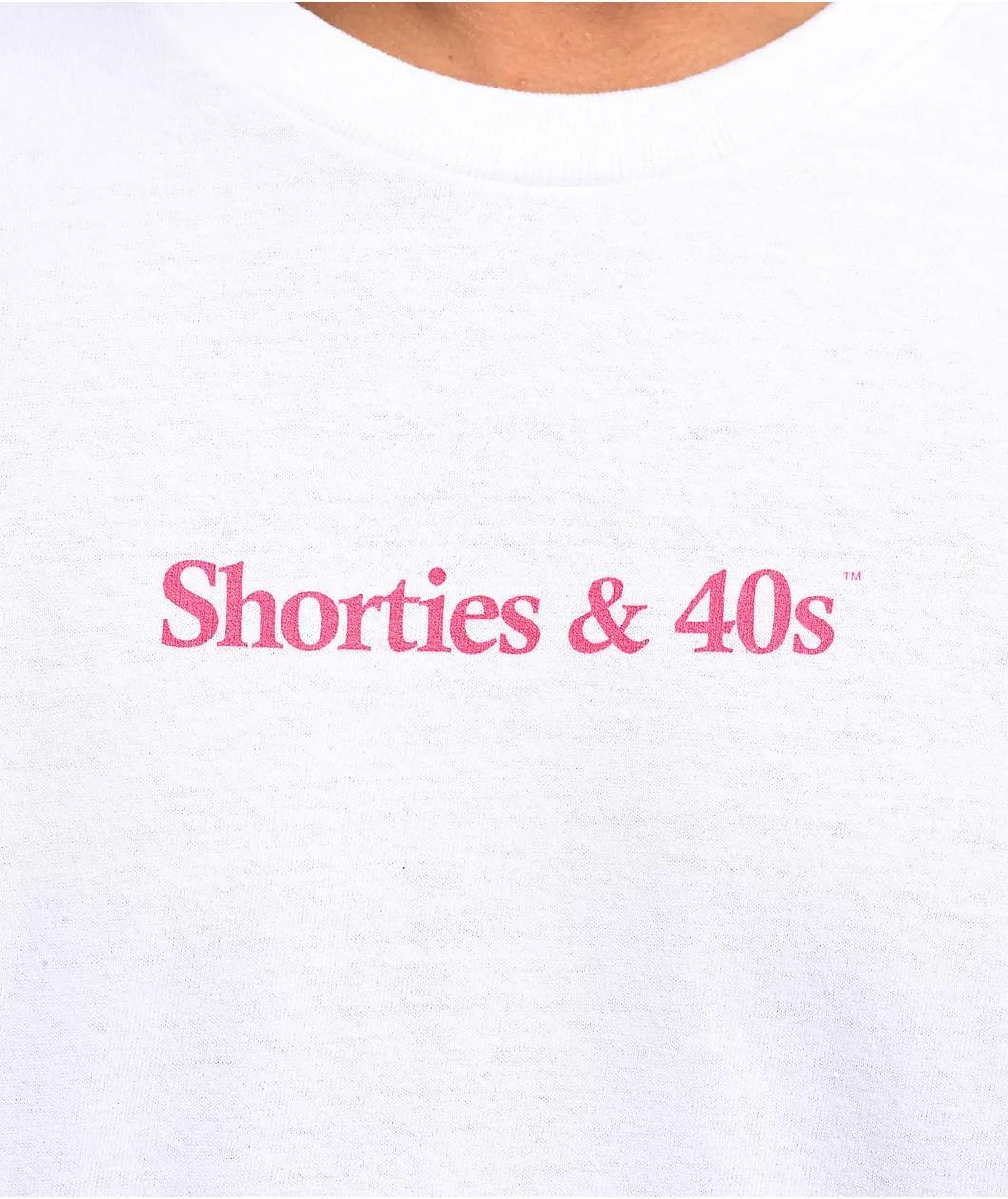 40s & Shorties Reverse White T-Shirt Product Image