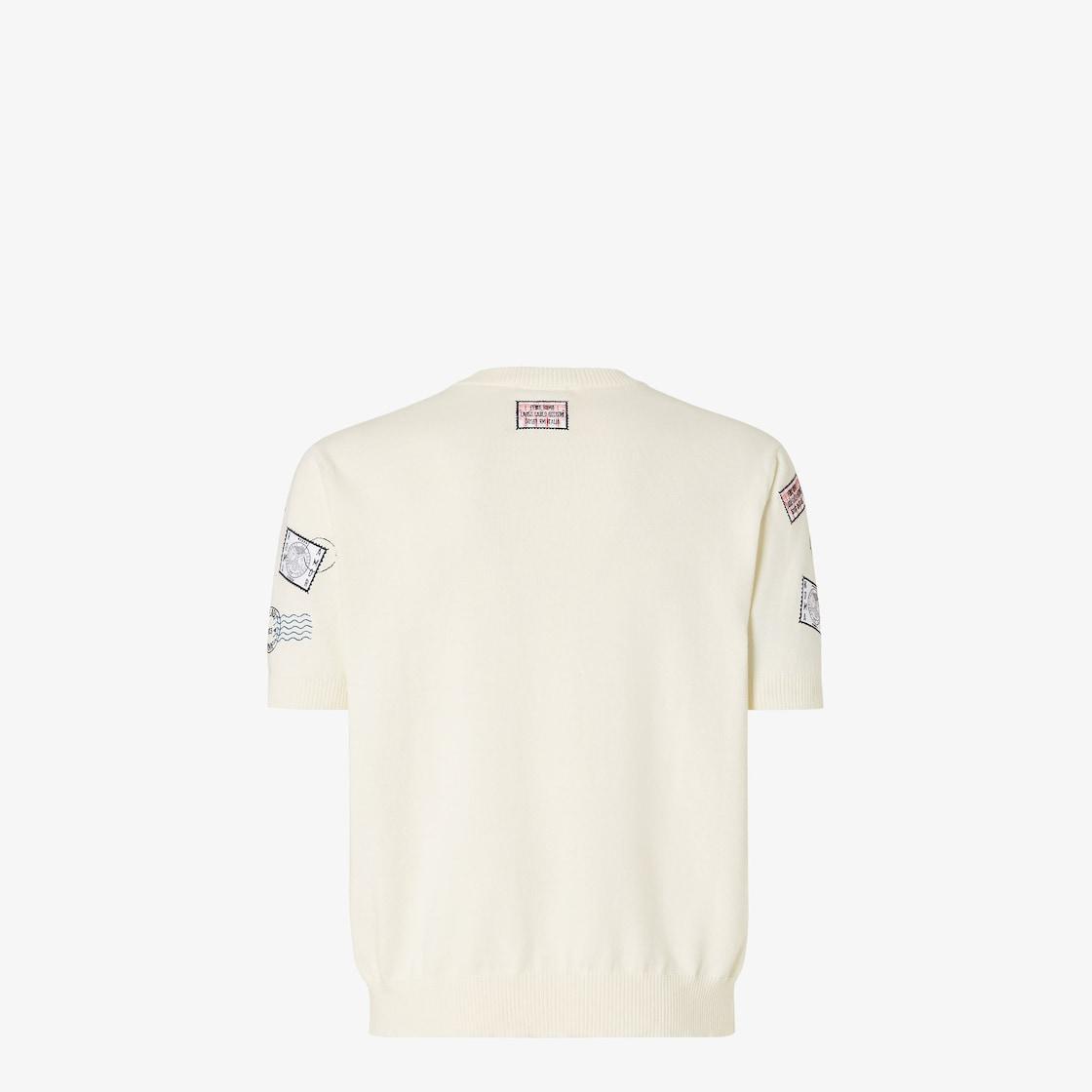 SweaterWhite cotton jumper Product Image