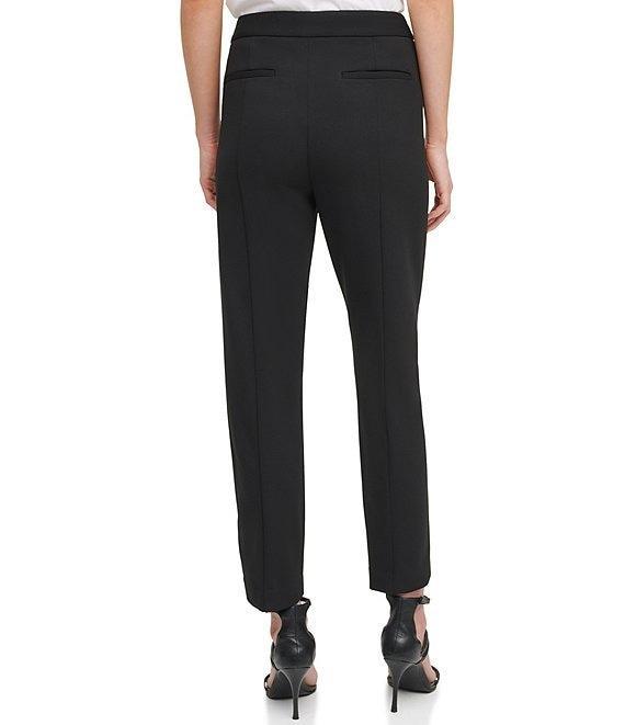 DKNY by Donna Karan Scuba Crepe Slim Leg Ankle Pants Product Image