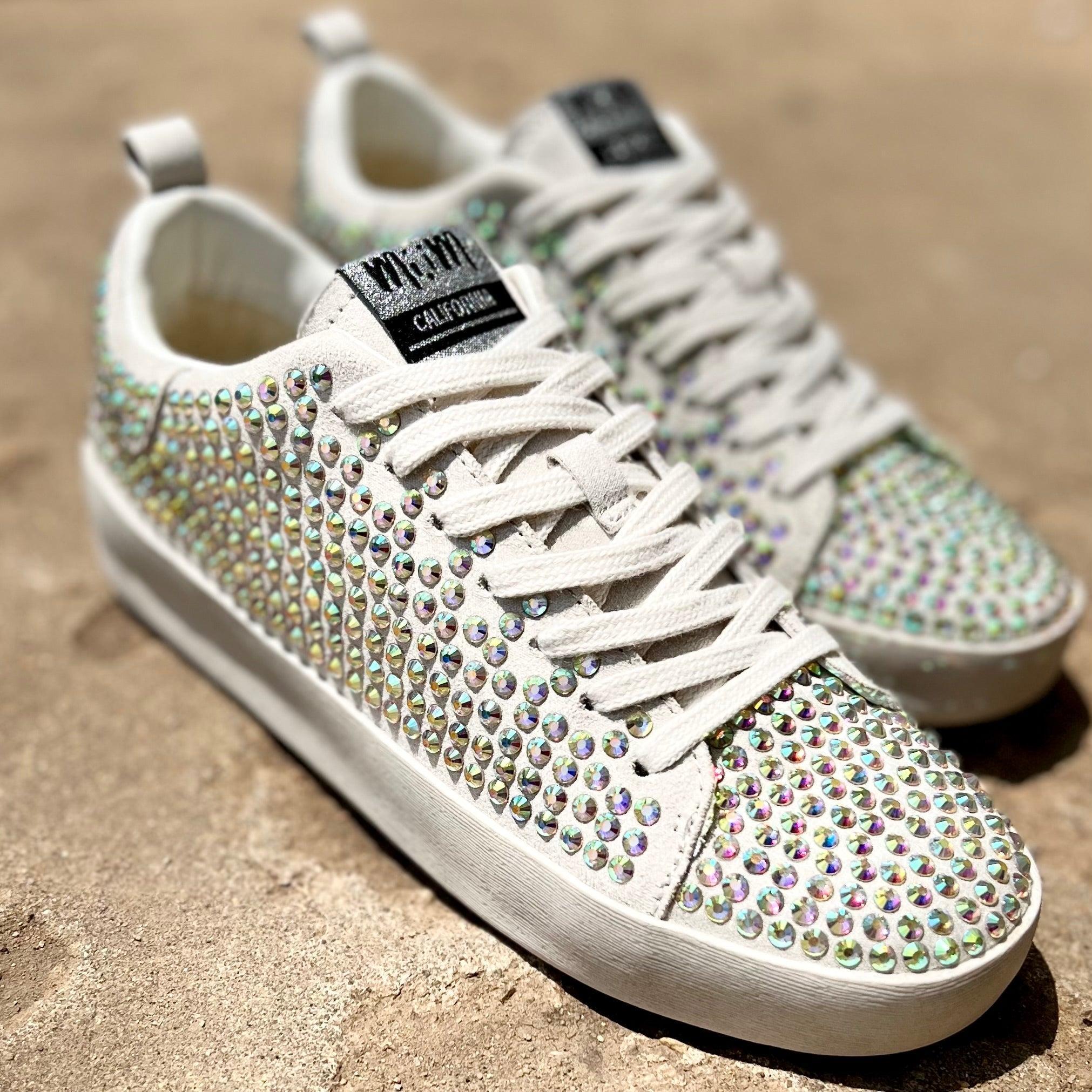 Silver Rhinestone Sparkle Sneakers* Product Image