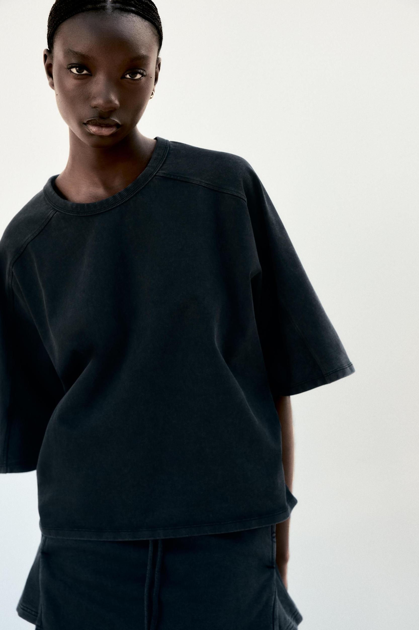 WASHED HEAVY COTTON T-SHIRT Product Image