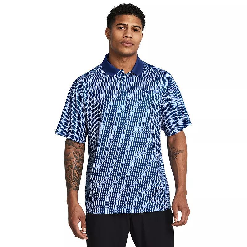 Mens Under Armour Matchplay Printed Polo Product Image