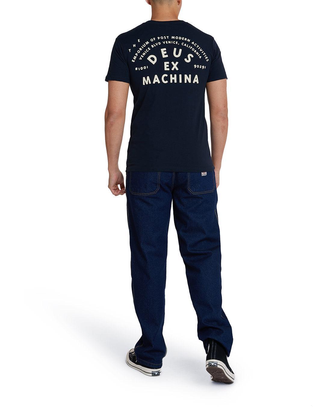 The A100 Tee - Navy Product Image