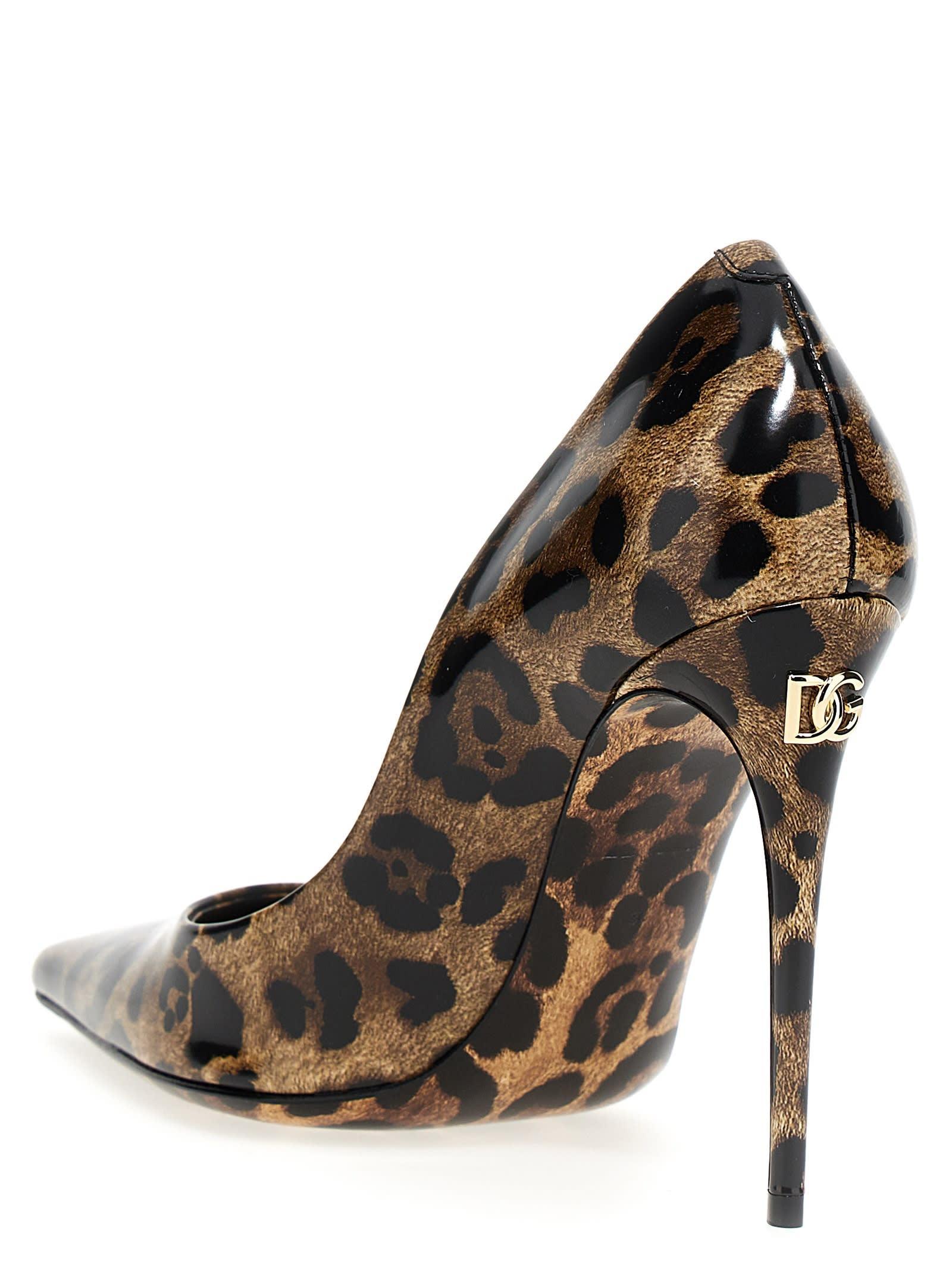 DOLCE & GABBANA Animalier Pumps Multicolor Product Image