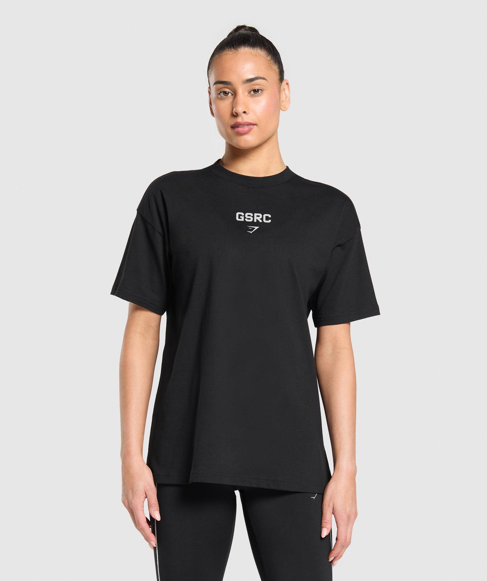 Running Graphic Oversized T-Shirt Product Image