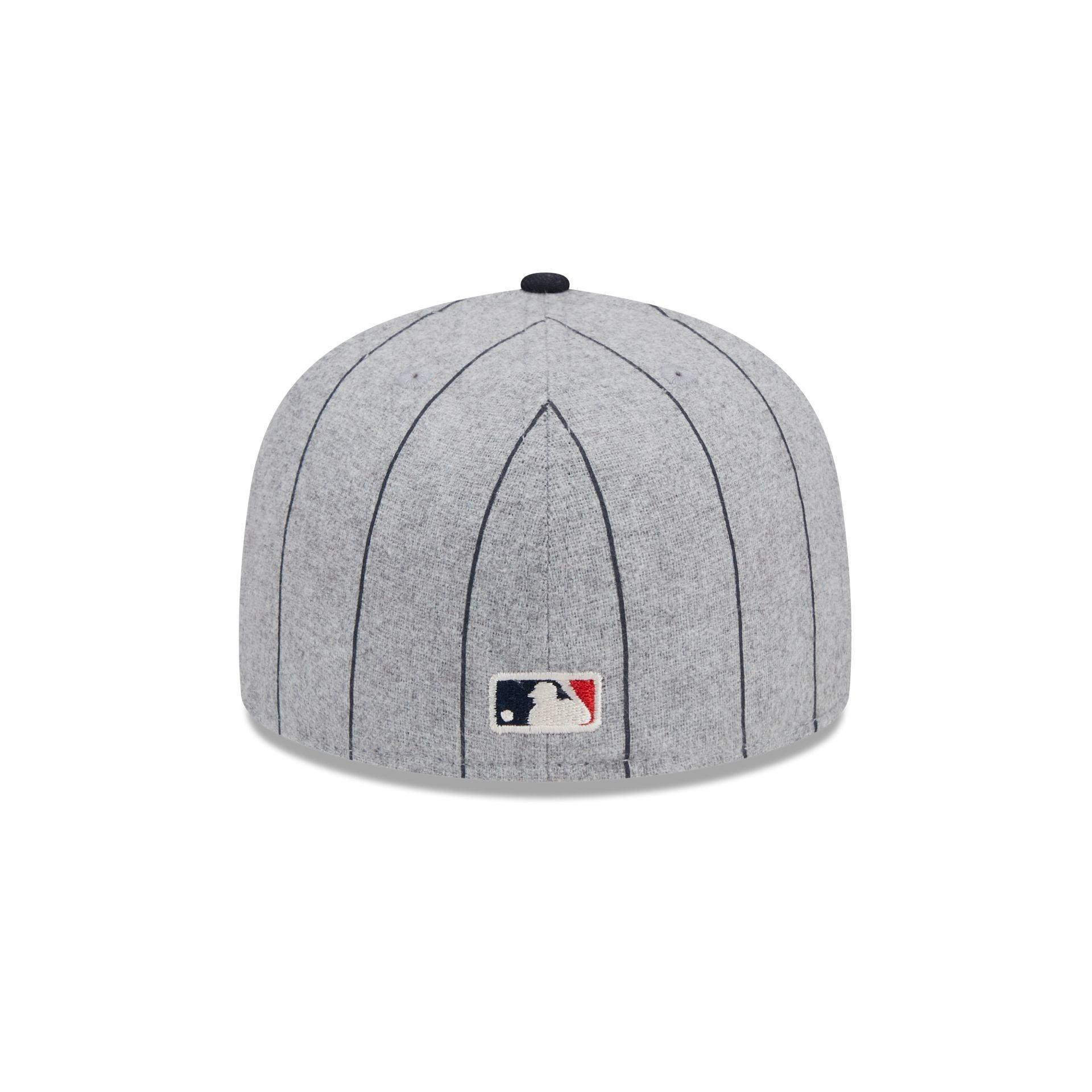 Boston Red Sox Heather Pinstripe 59FIFTY Fitted Hat Male Product Image