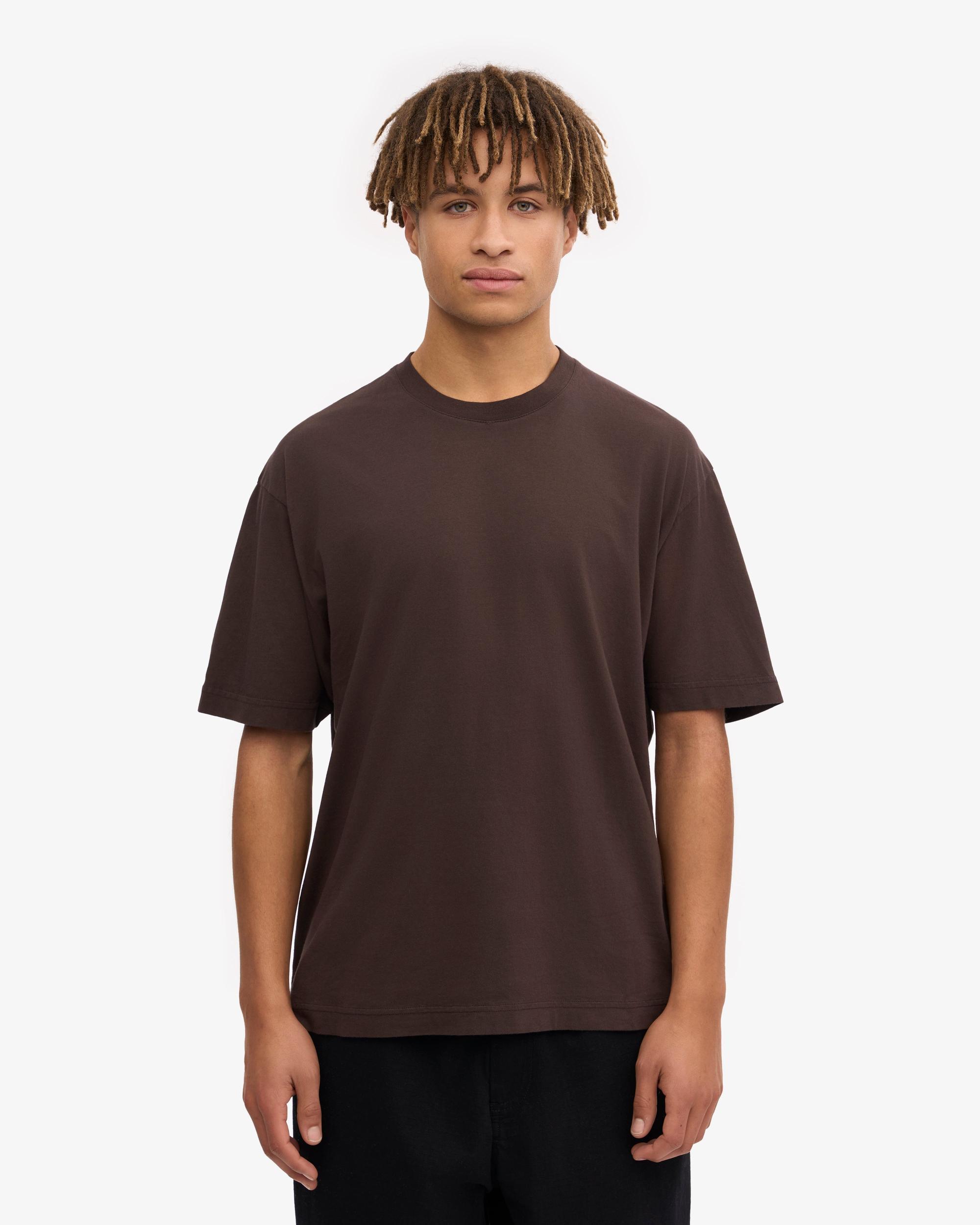 Oversized Organic T-Shirt - Misty Brown Product Image