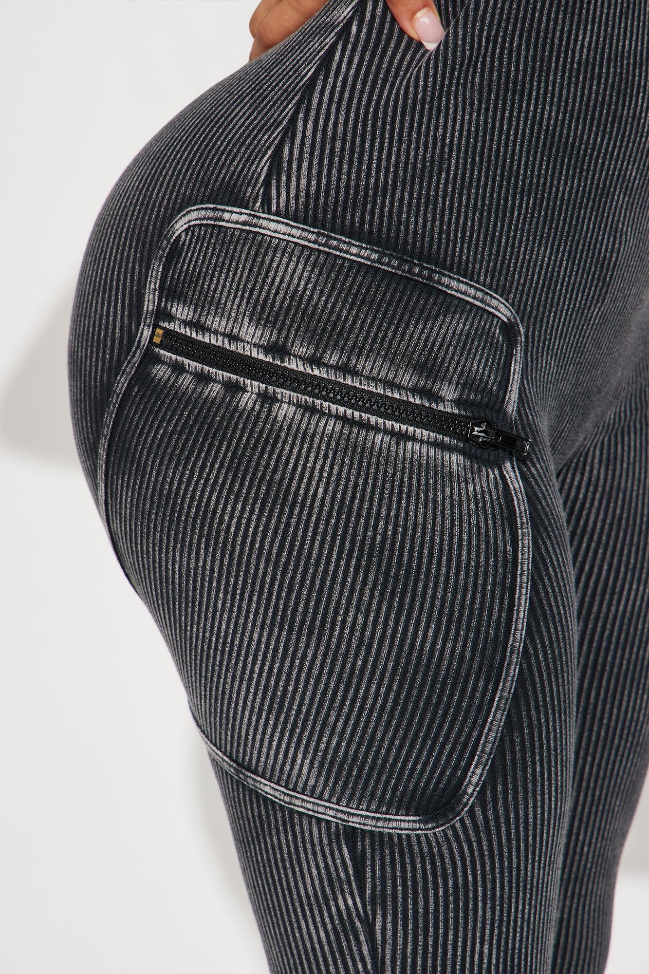 Spin Me Right Ribbed Jumpsuit - Black Product Image