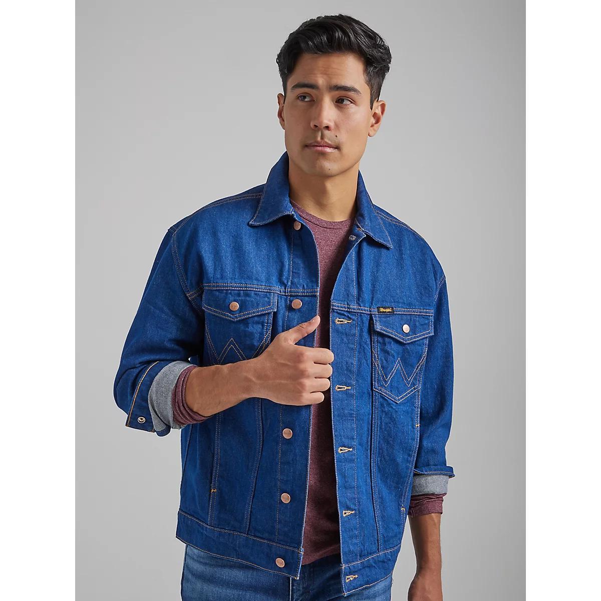 Men's Heritage Anti-Fit Jacket in Wrangler Blue Product Image