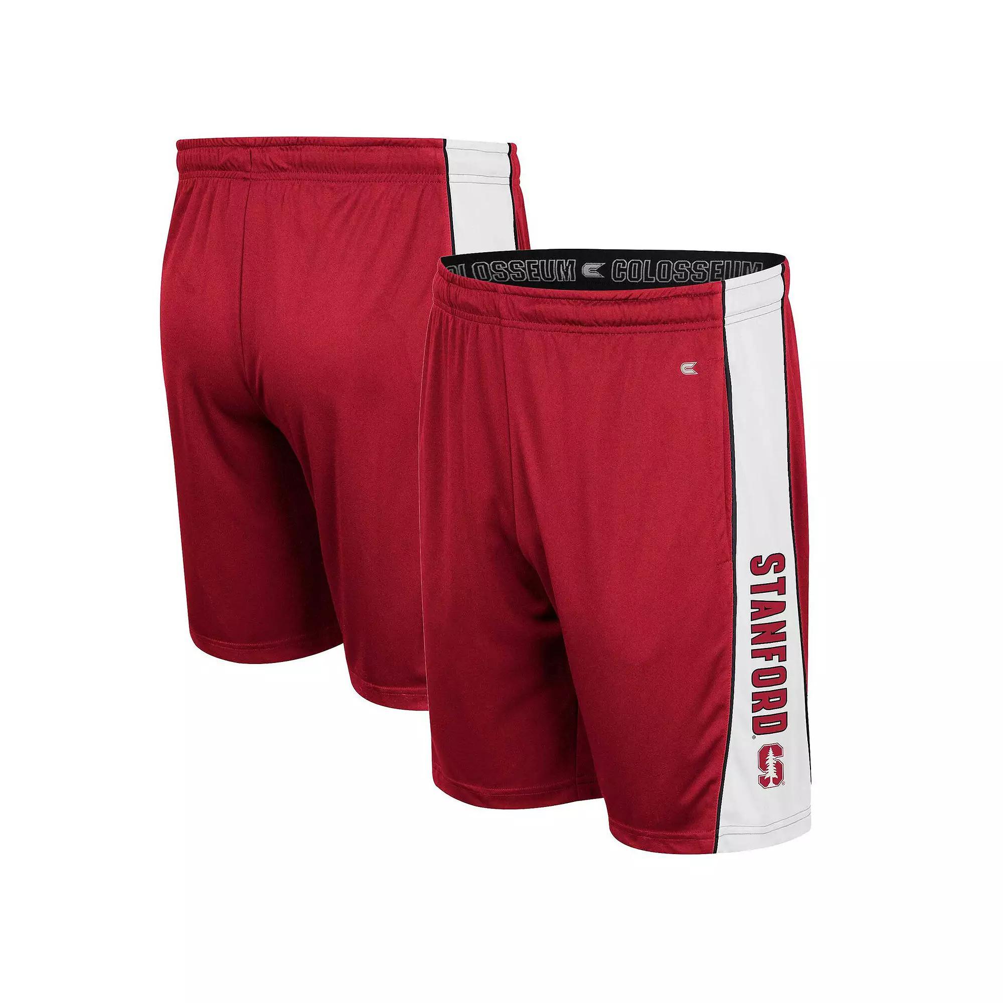 Men's Colosseum Cardinal Stanford Cardinal Panel Shorts,  Product Image
