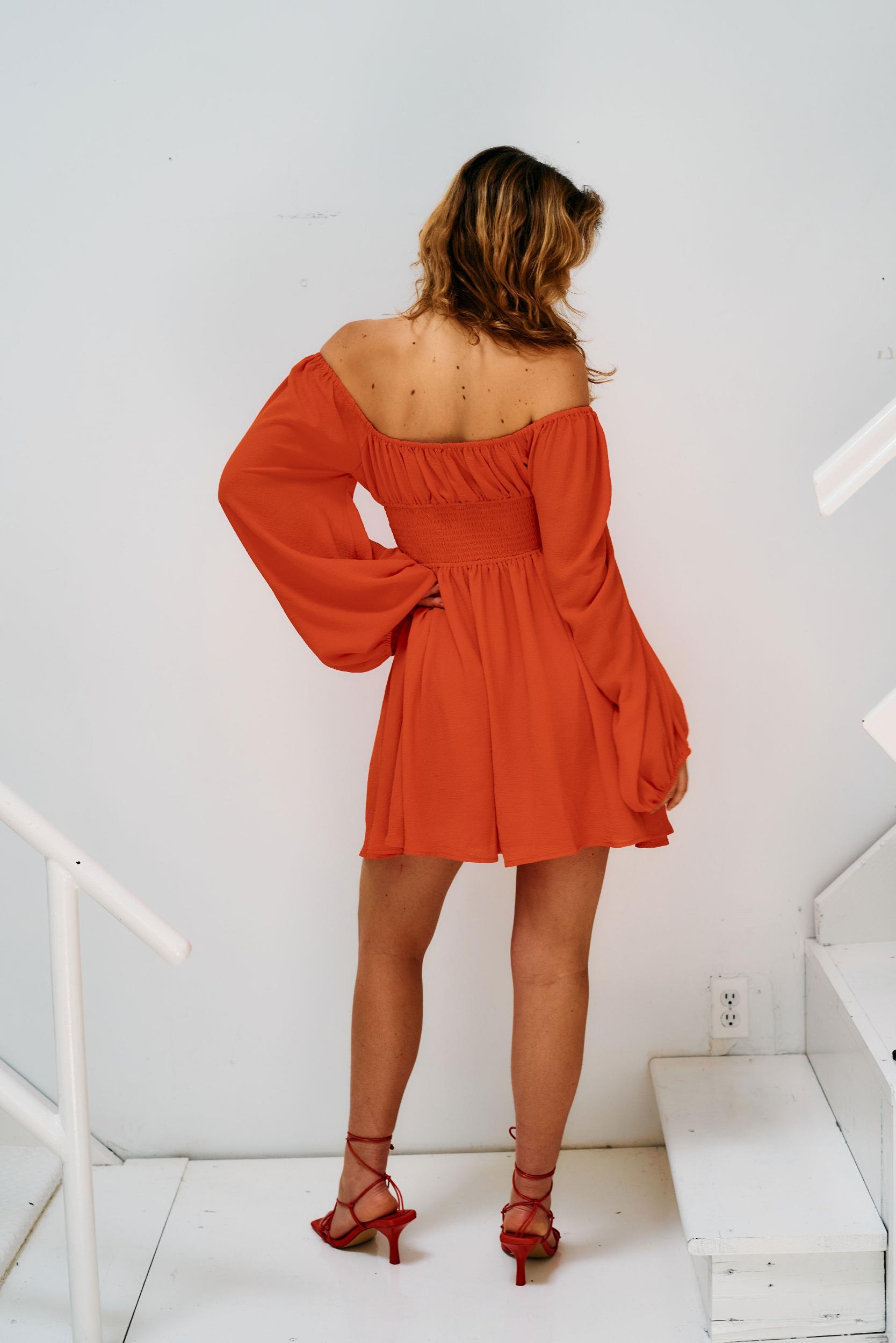 Sarah Dress - Sunset Product Image