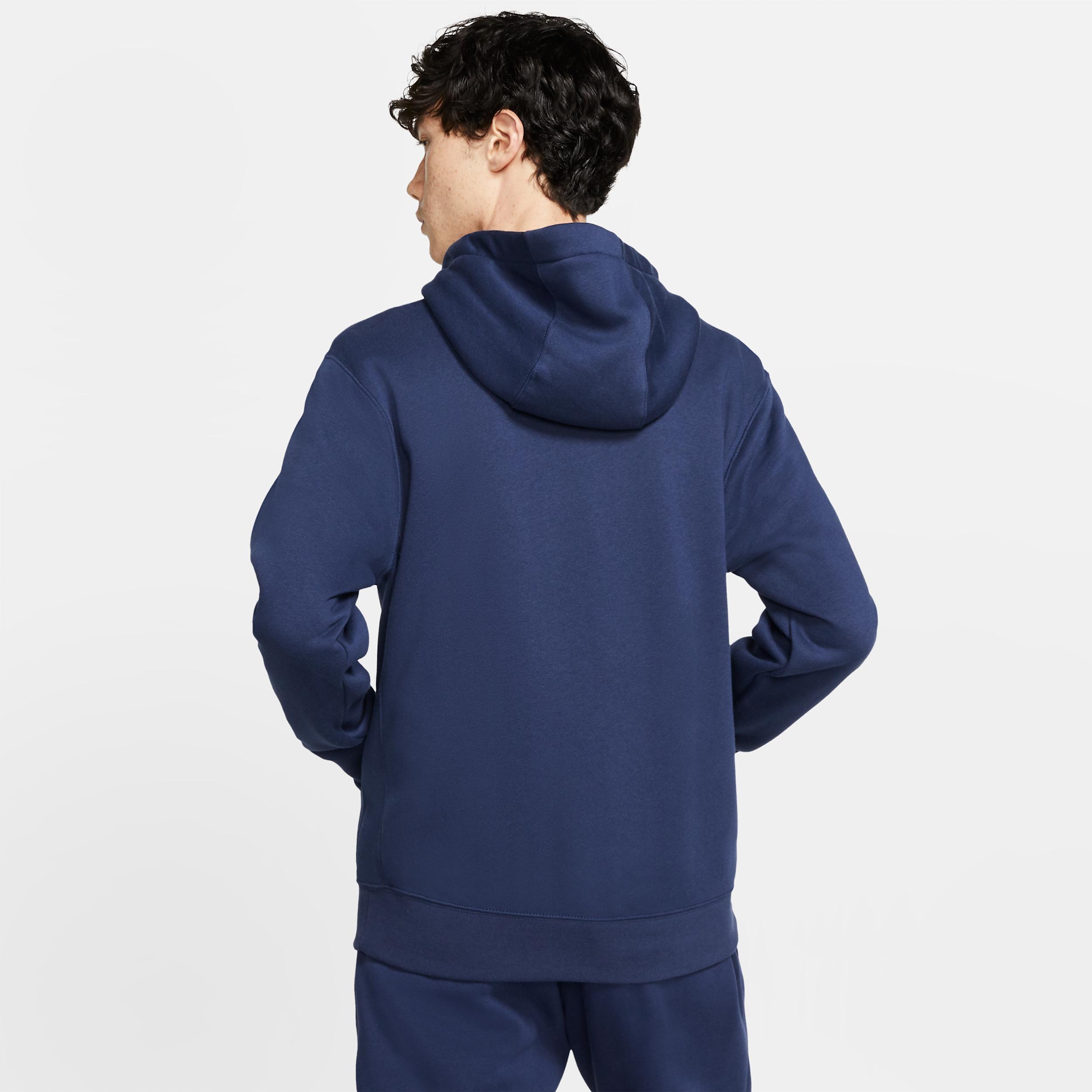 Mens Nike Sportswear Club Fleece Full-Zip Hoodie | BV2645-010 Product Image