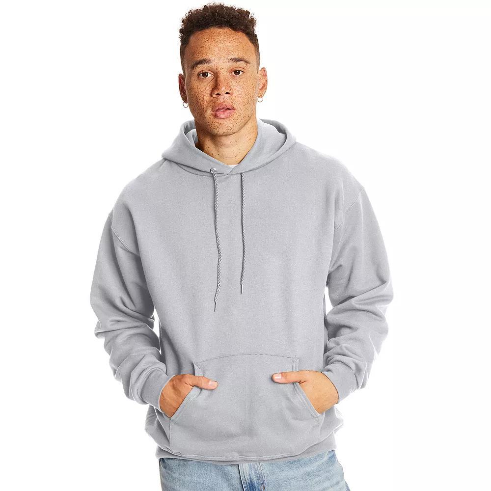 Men's Hanes Ultimate® Fleece Pullover Hoodie, Size: XL, White Product Image