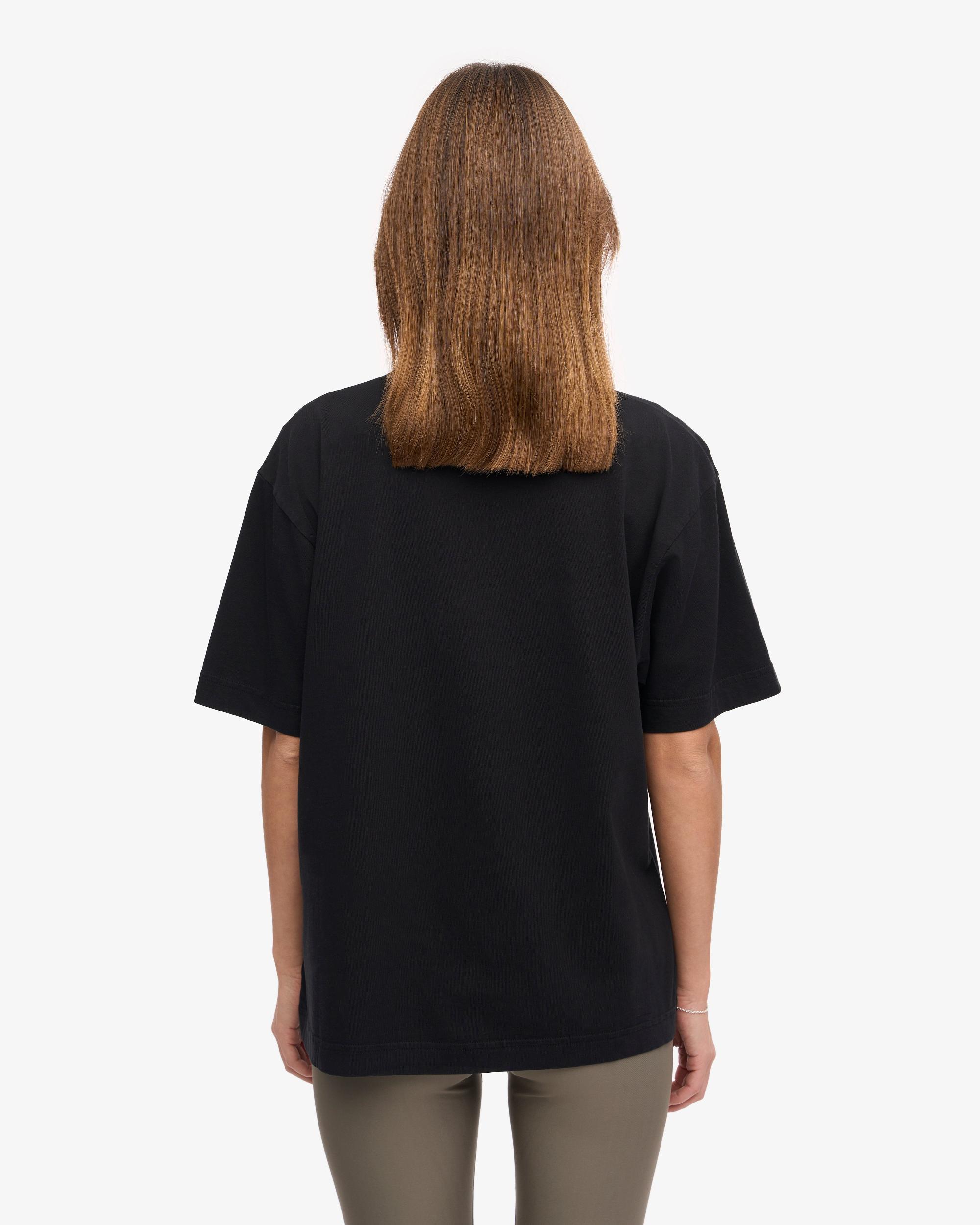 Oversized Organic T-Shirt - Deep Black Product Image