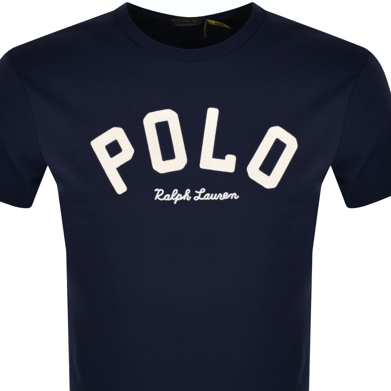 POLO RALPH LAUREN Classic Fit Logo Jersey T-shirt In Navy Product Image