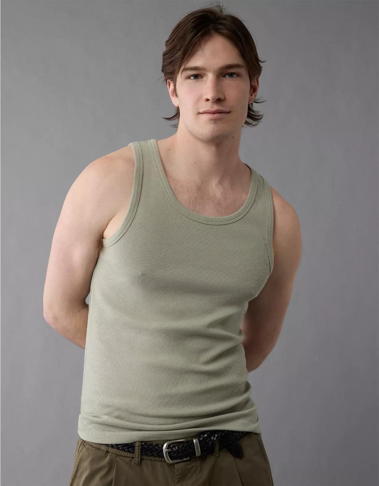 AE Ribbed Tank Top Product Image