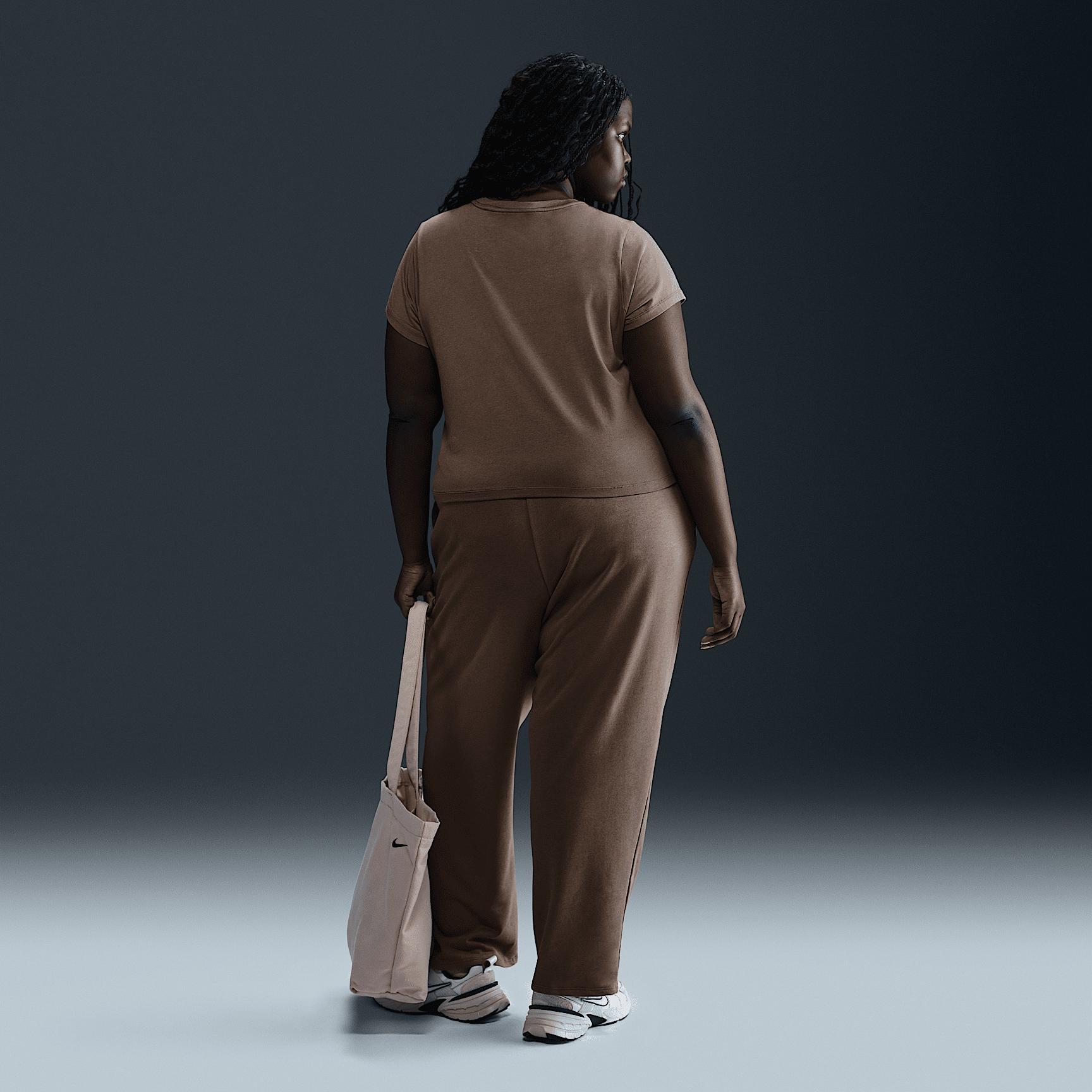 Women's Nike Sportswear Chill Knit Cropped T-Shirt (Plus Size) Product Image