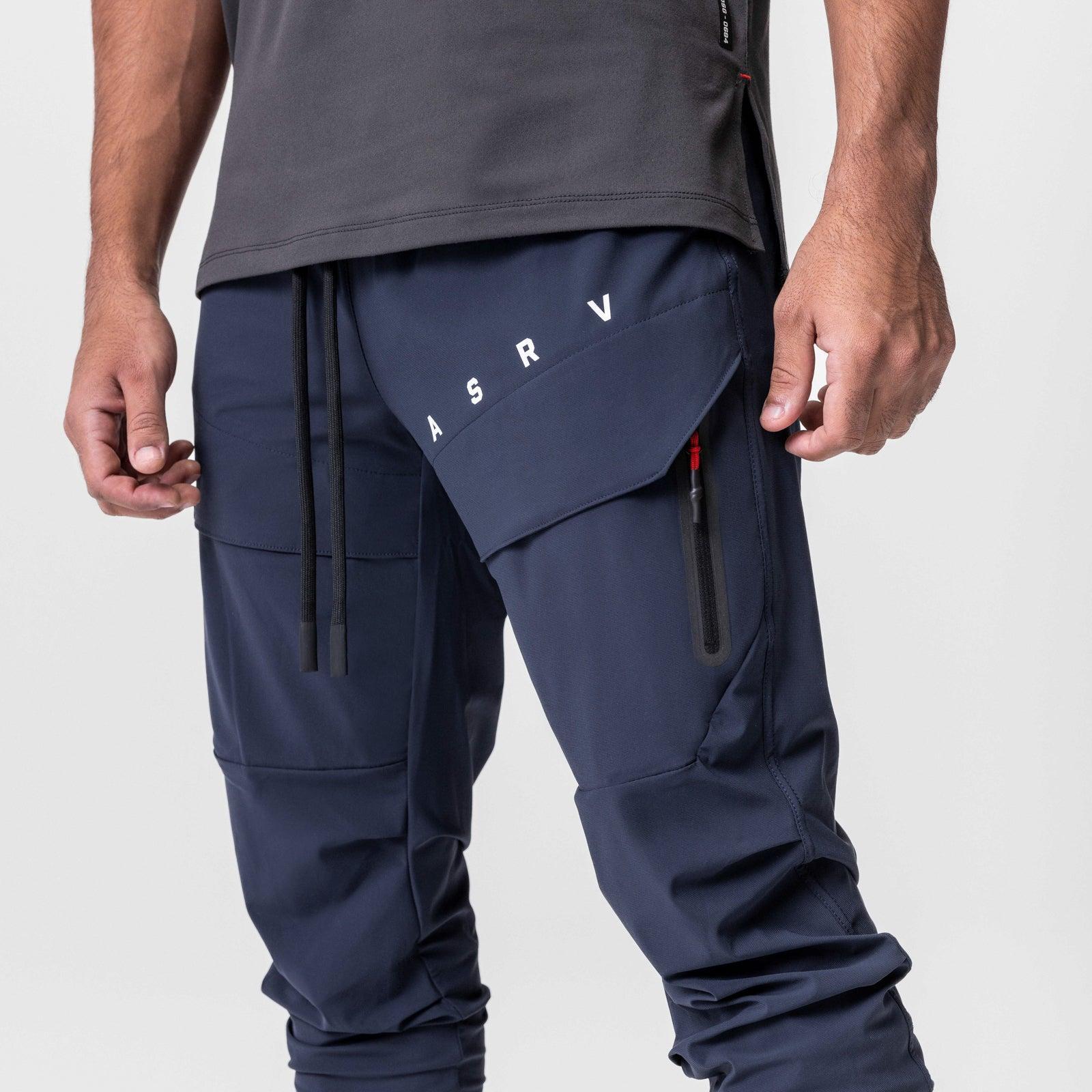 0690. Tetra-Lite® Tech High Rib Jogger - Navy Male Product Image
