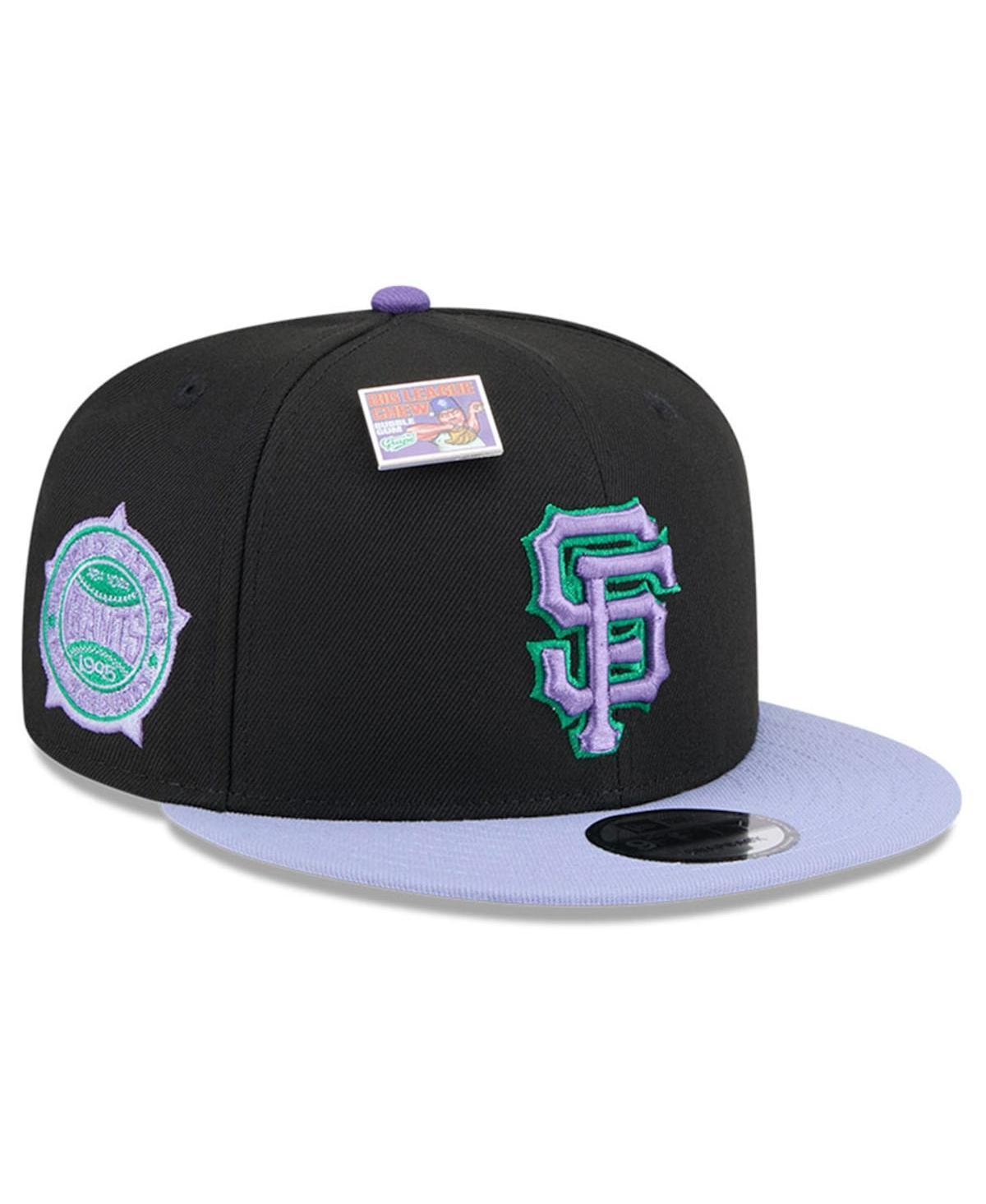 Mens New Era /Purple San Francisco Giants Grape Big League Chew Flavor Pack 9FIFTY Snapback Hat Product Image