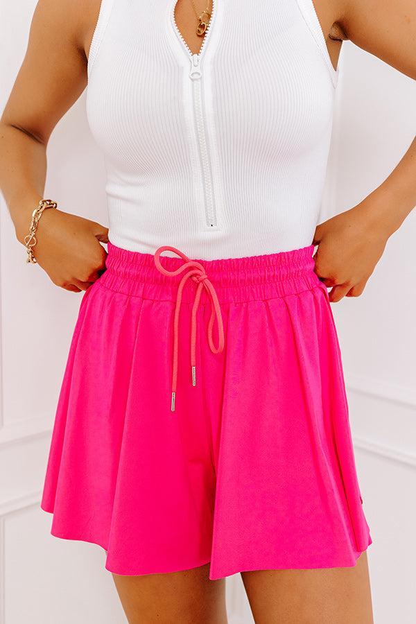 Better Offline Active Shorts In Hot Pink Product Image