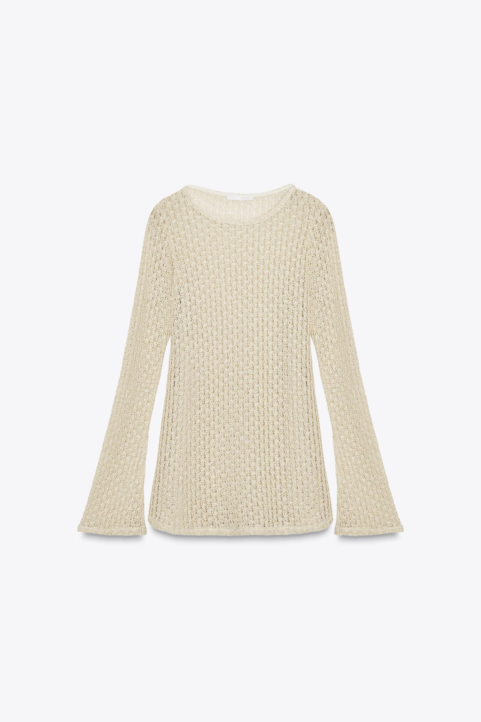 METALLIC THREAD TUNIC TOP Product Image