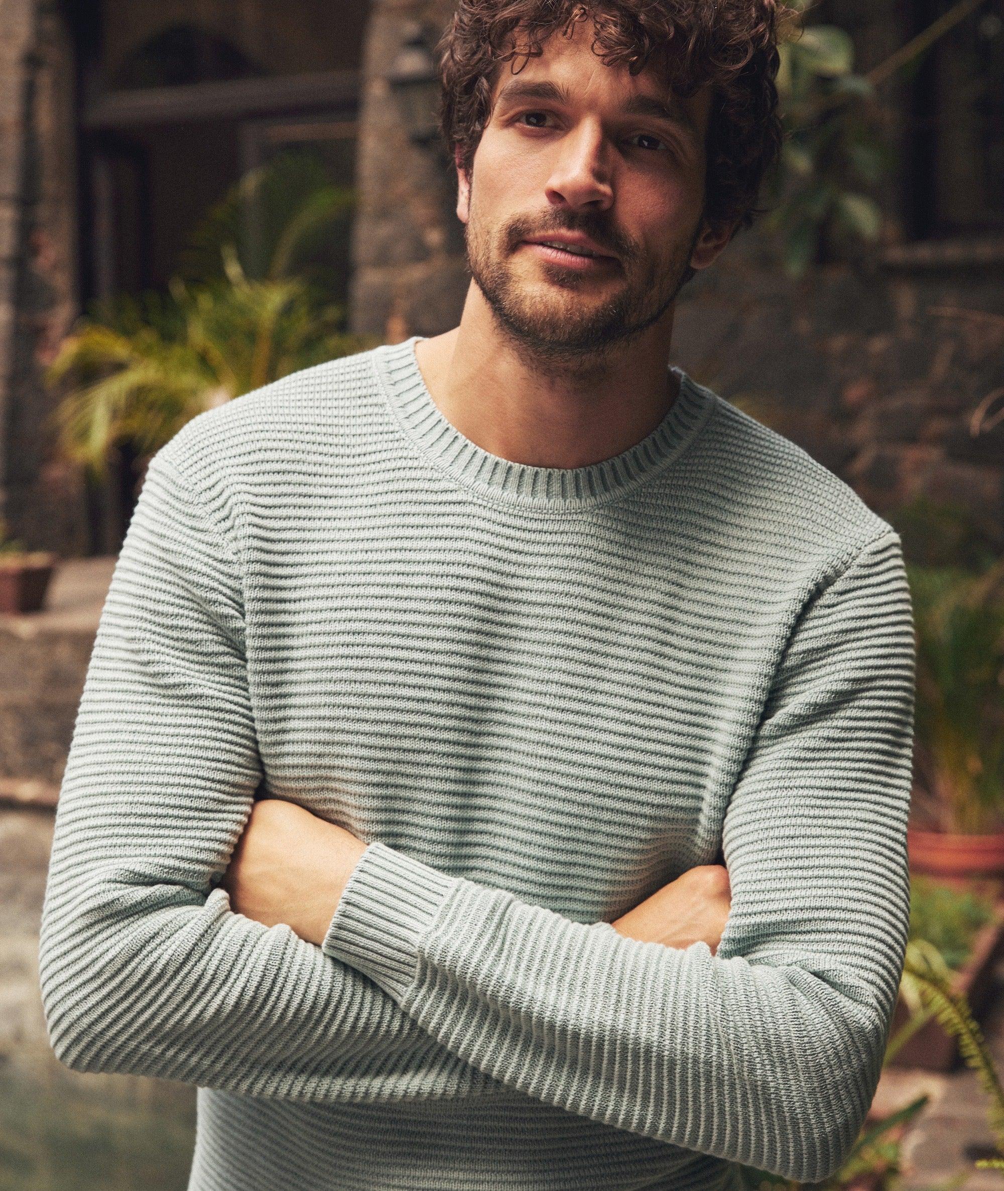 Garment Dye Crew Sweater Product Image