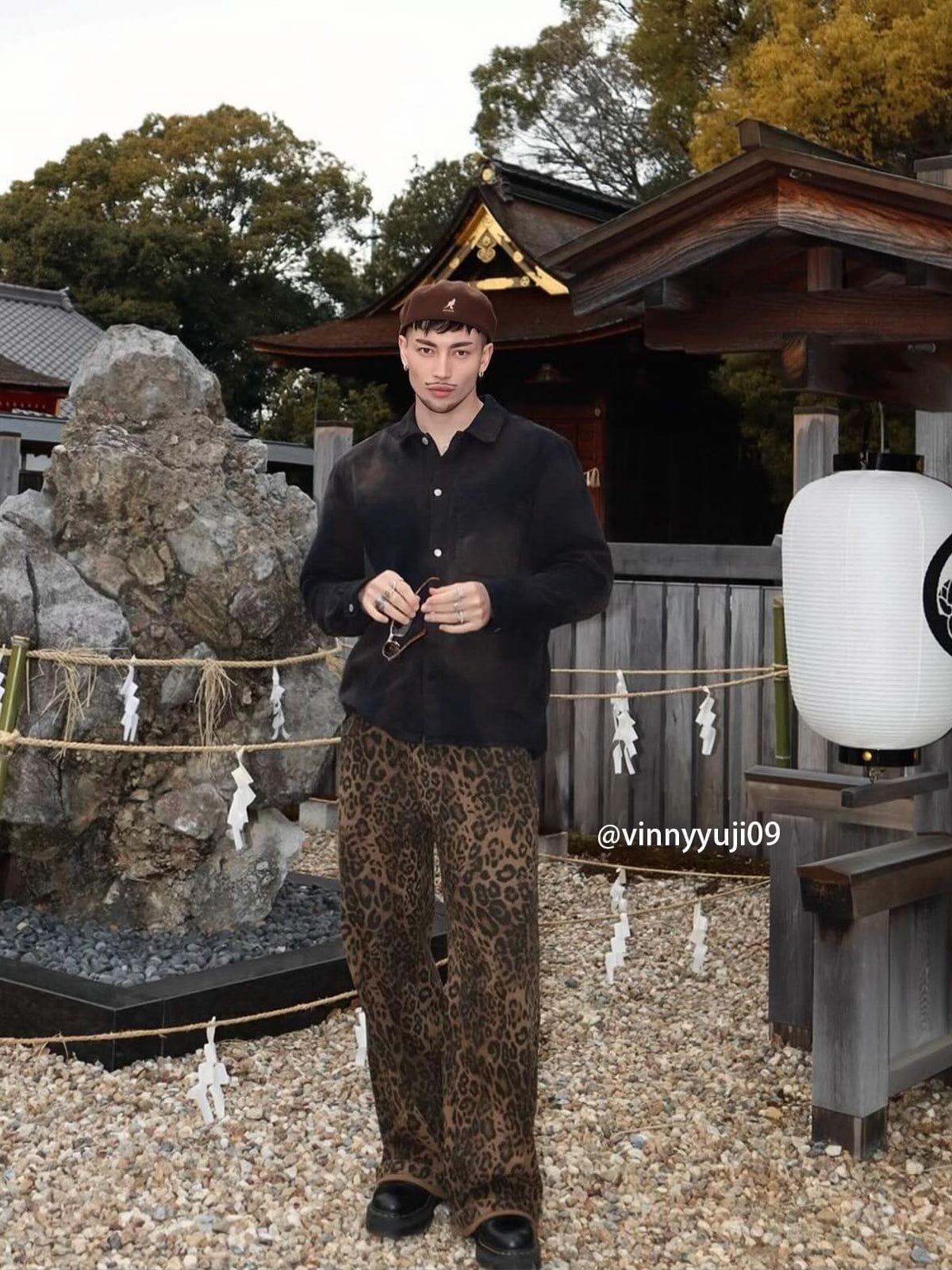 Aelfric Eden Leopard Jeans Product Image