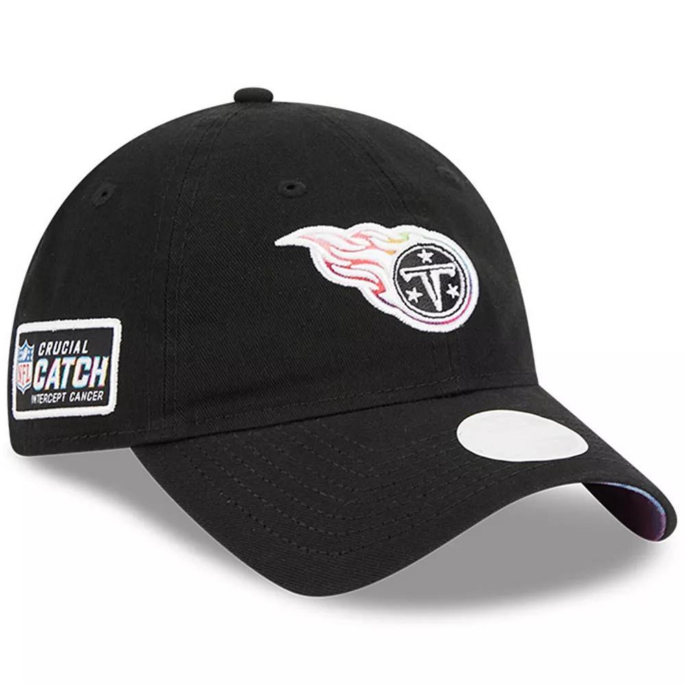 Women's New Era  Black Tennessee Titans 2023 NFL Crucial Catch 9TWENTY Adjustable Hat Product Image